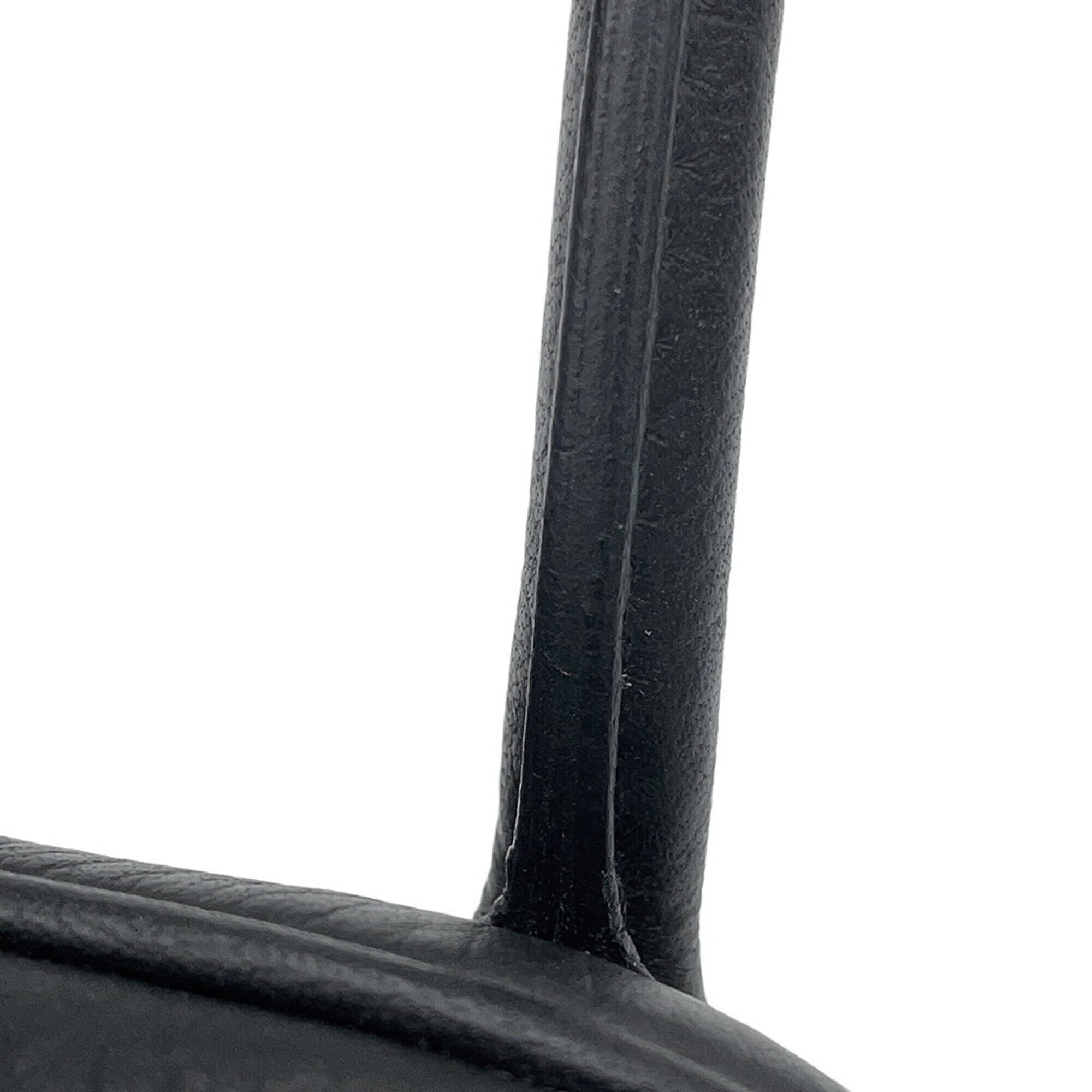 Hermes Lindy Black Taurillon Clemence Leather Handbag (Pre-Owned)