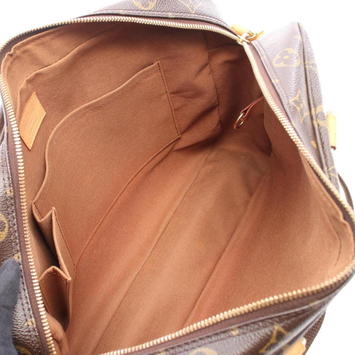 Louis Vuitton Brown Coated Canvas Leather Handbag (Pre-Owned)