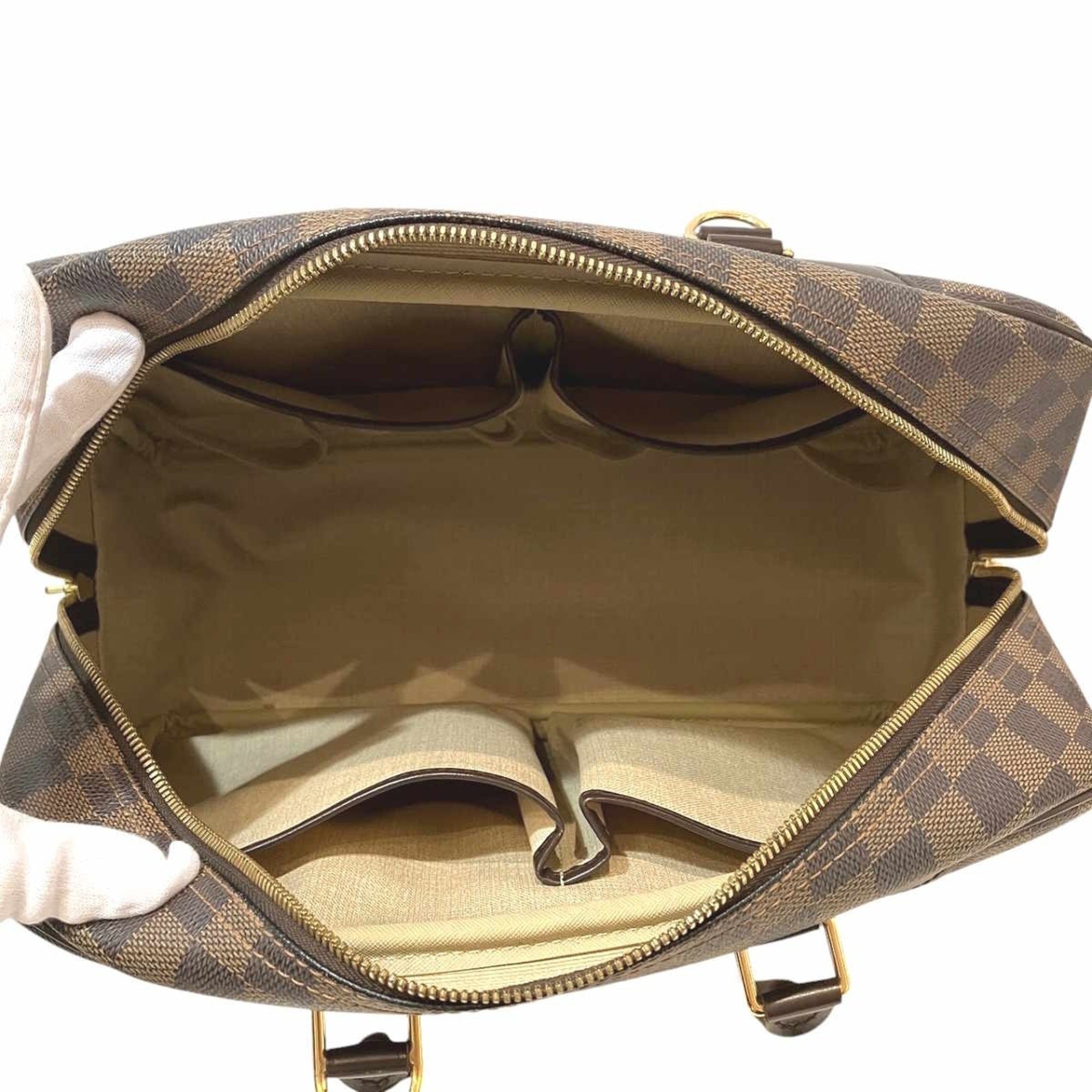 Louis Vuitton Brown Damier Canvas Galle Handbag (Pre-Owned)