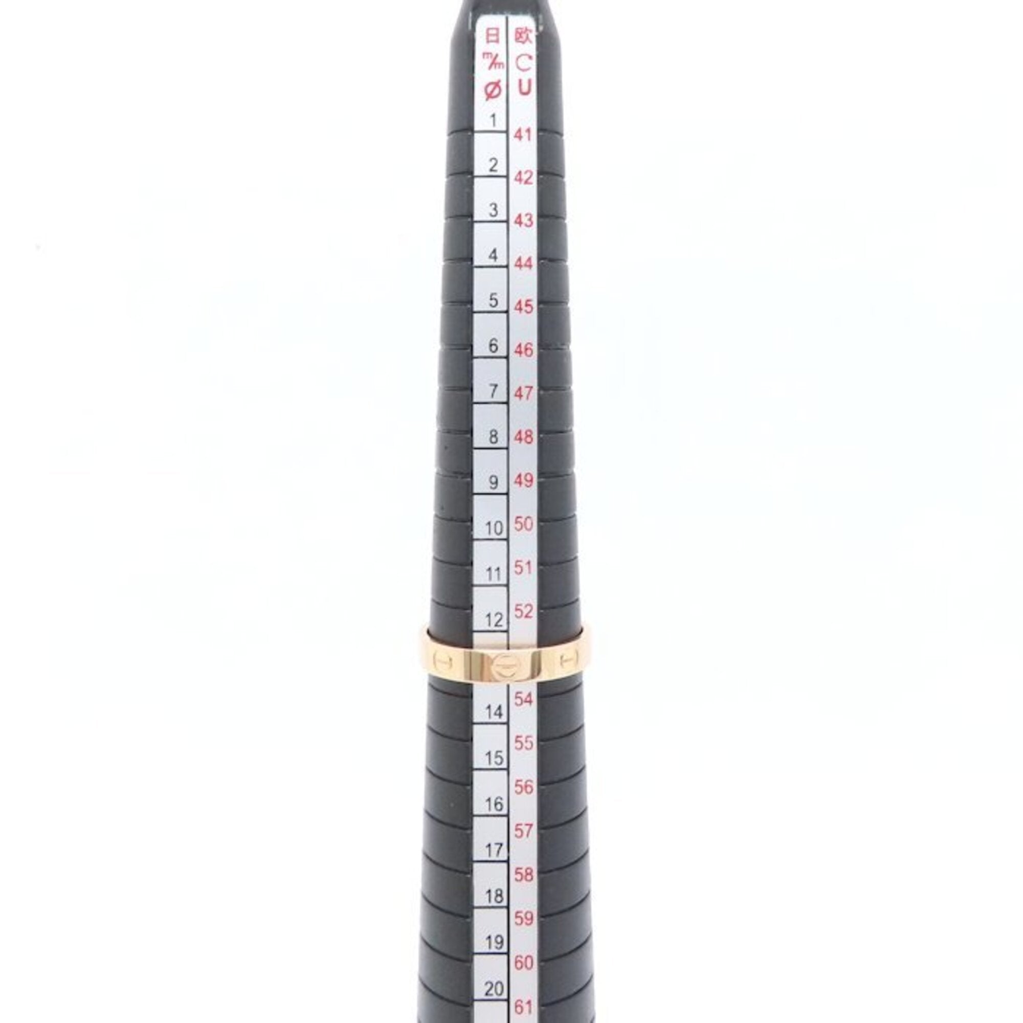 Cartier Love Pink Gold (18K) Band Ring (Pre-Owned)