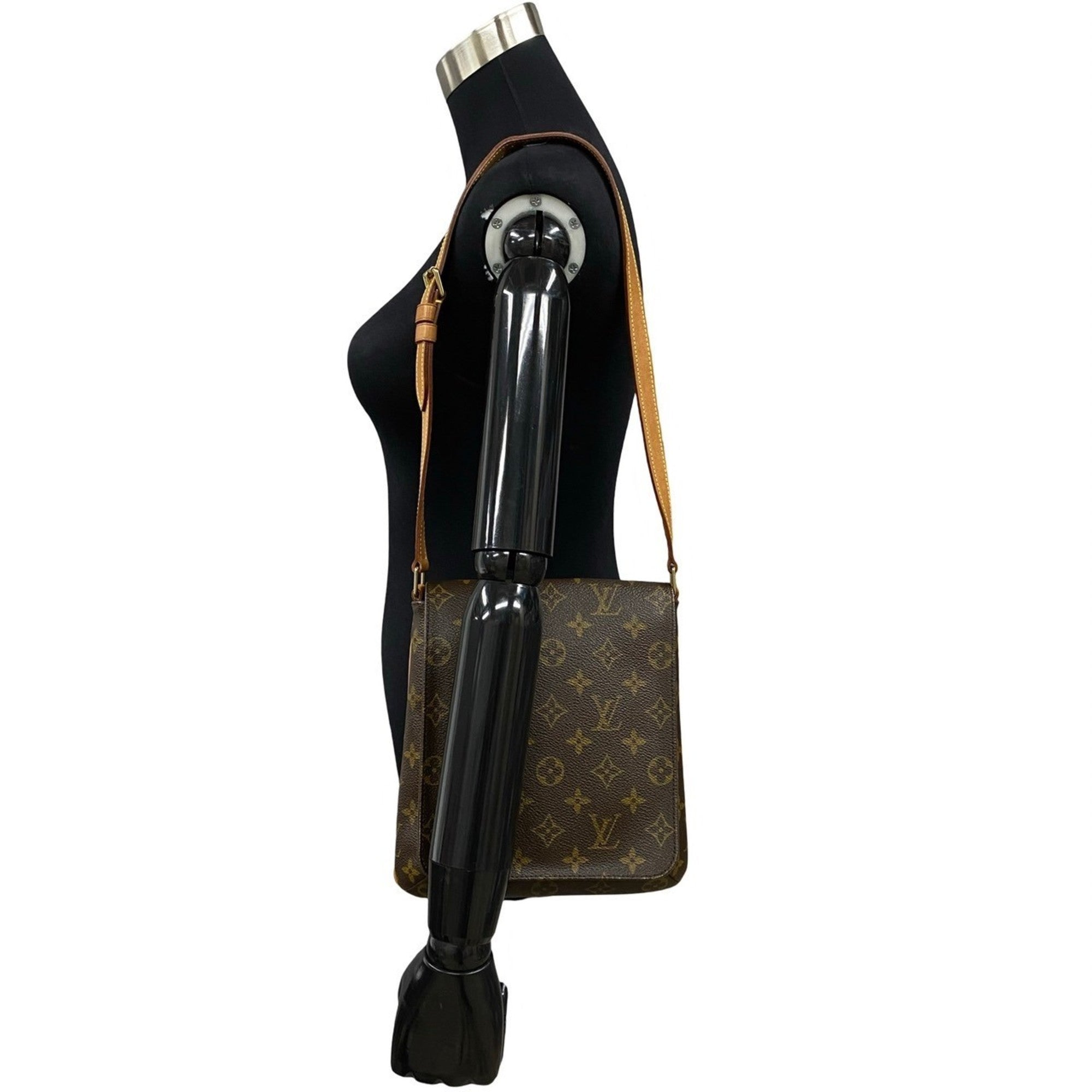 Louis Vuitton Brown Leather Pvc Pochette Shoulder Bag (Pre-Owned)