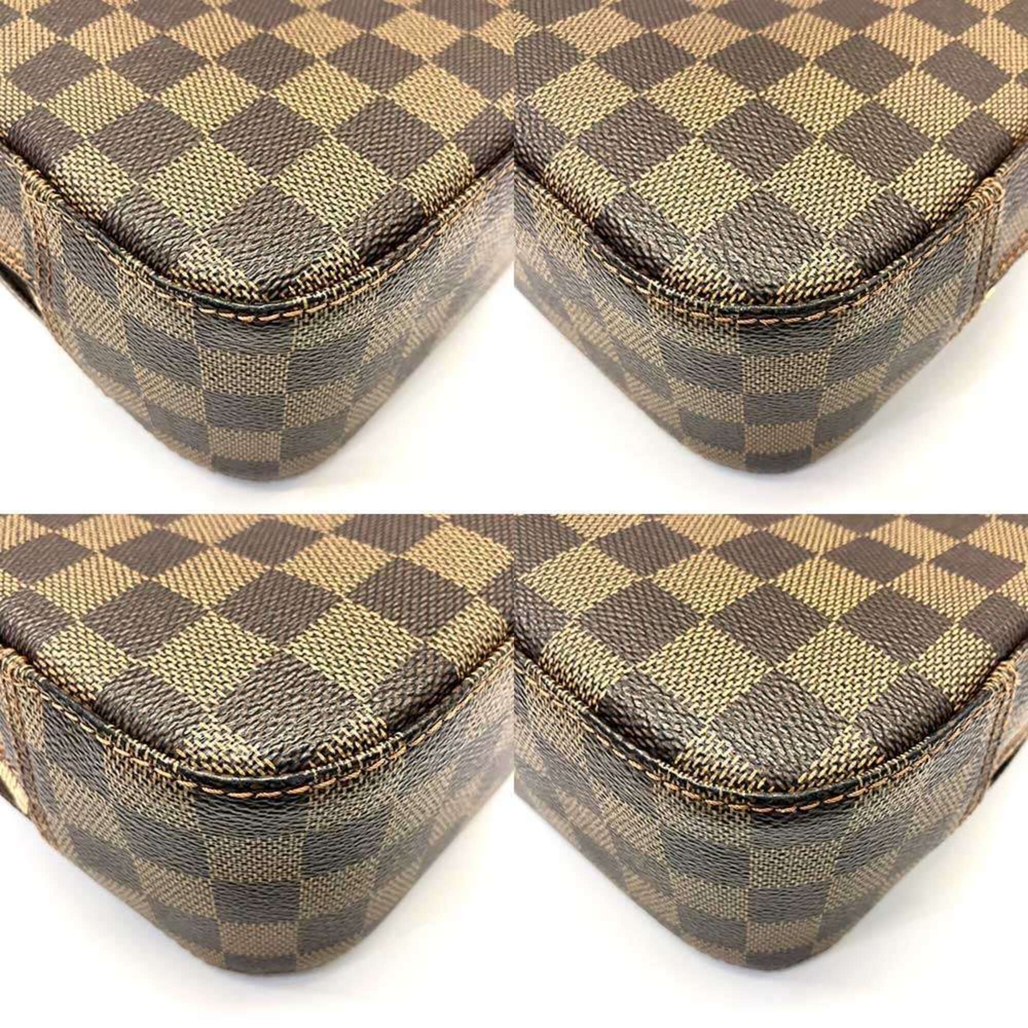 Louis Vuitton Damier Brown Damier Canvas Ebene Canvas Handbag Shoulder Bag (Pre-Owned)