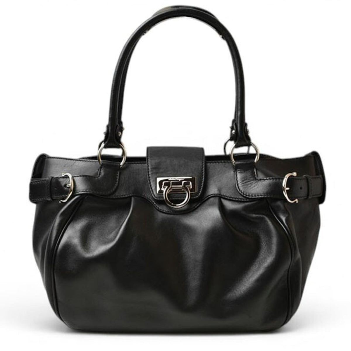 Salvatore Ferragamo Black Tote Bag (Pre-Owned)