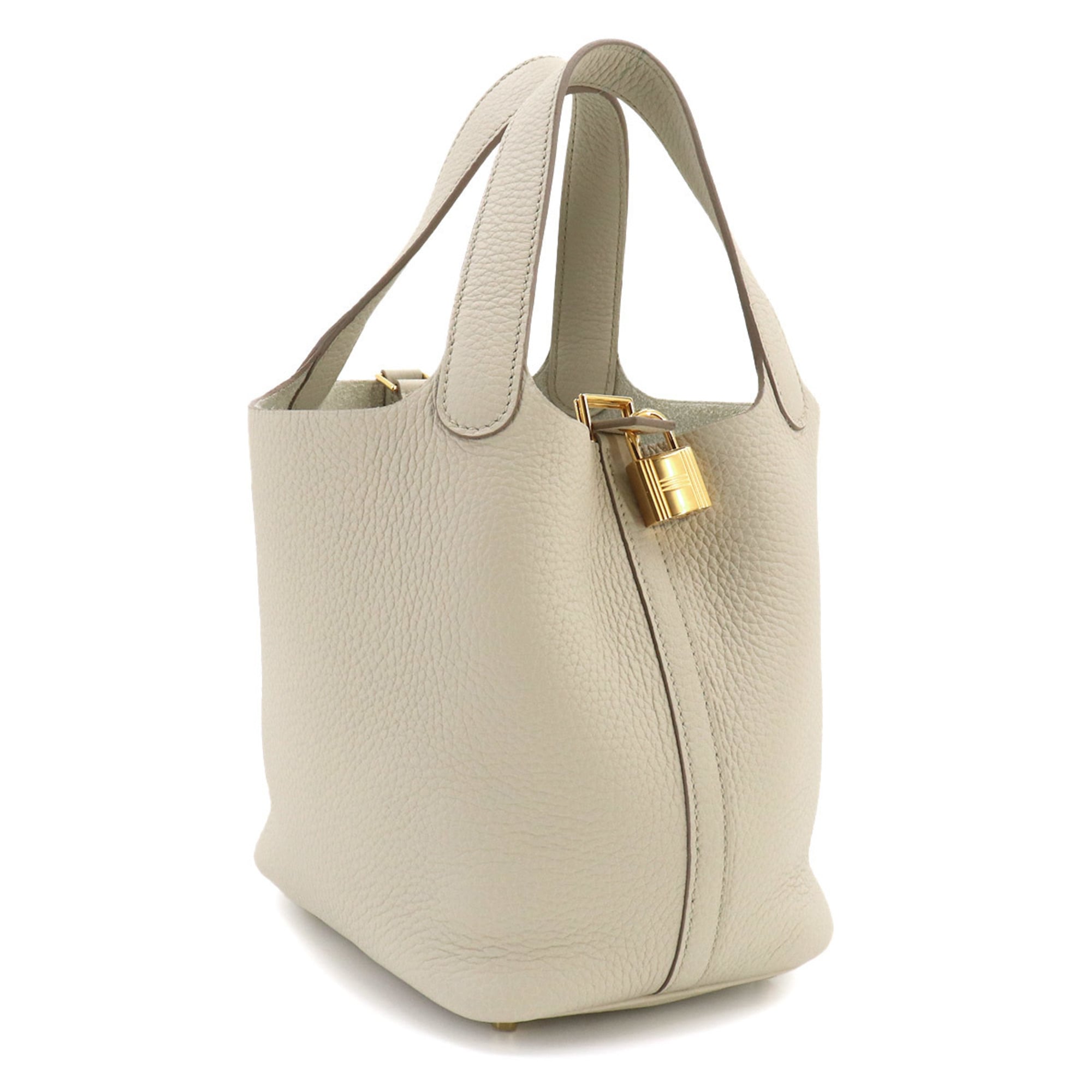 Piko White Leather Handbag (Pre-Owned)