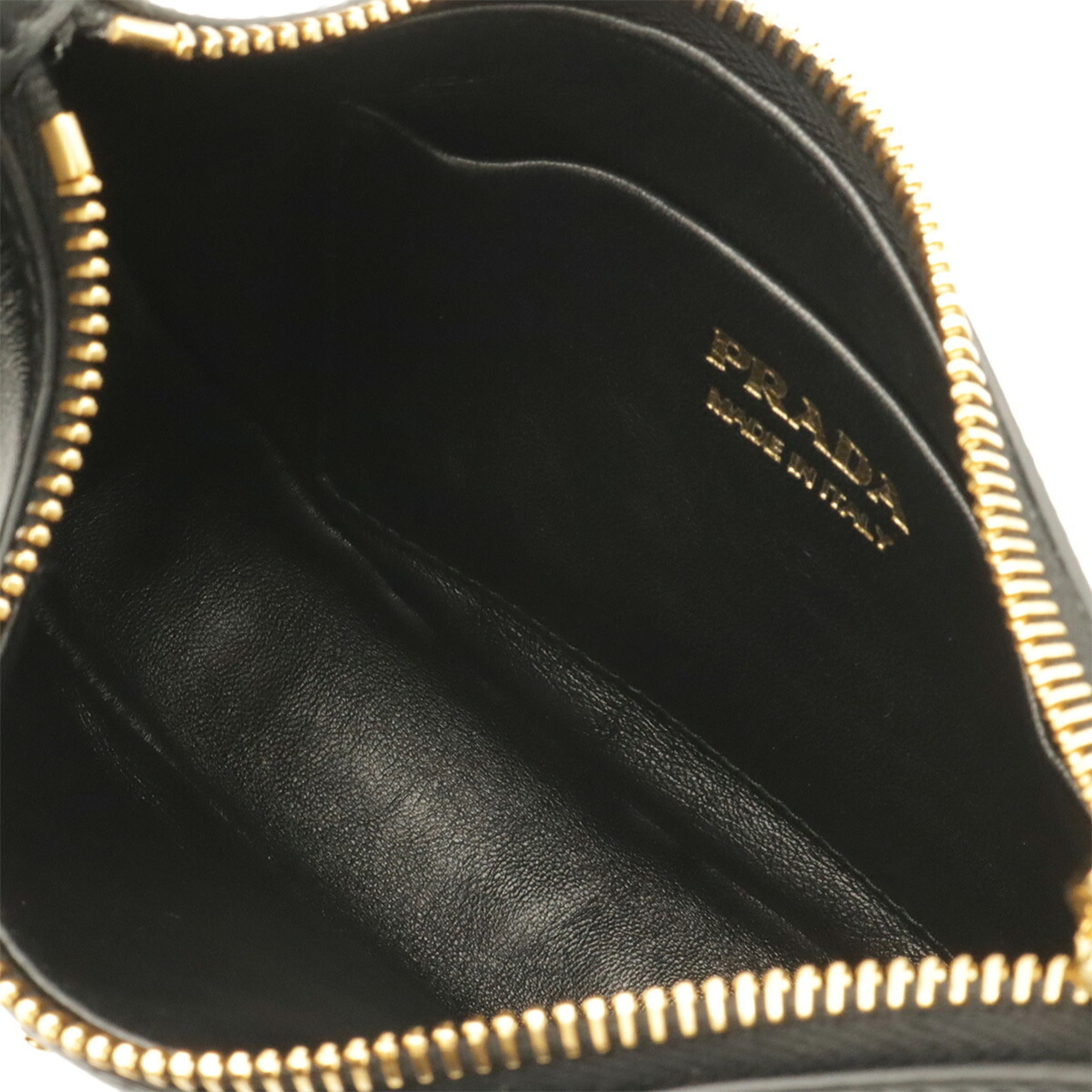 Prada Black Nero Leather Handbag Shoulder Bag (Pre-Owned)