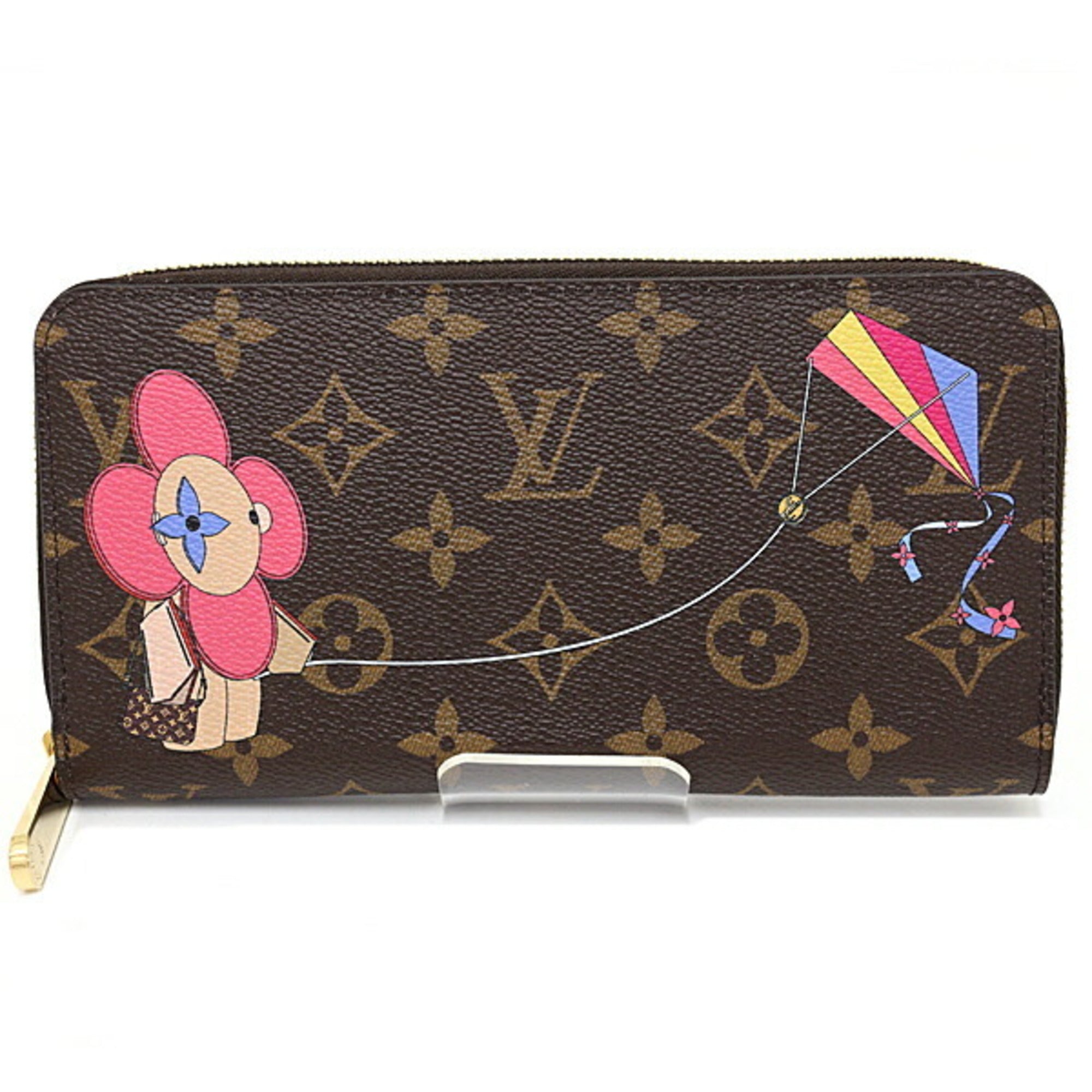 Louis Vuitton Monogram Brown Rose Ballerine Monogram Long Wallet (Bi-Fold) (Pre-Owned)