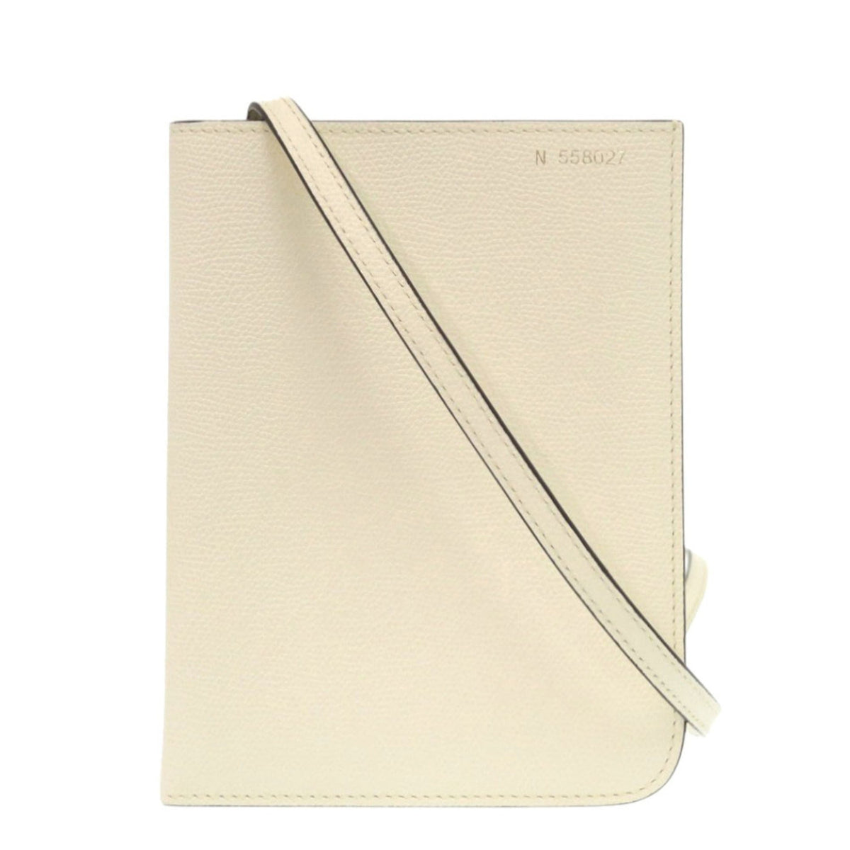 Valextra White Leather Shoulder Bag (Pre-Owned)