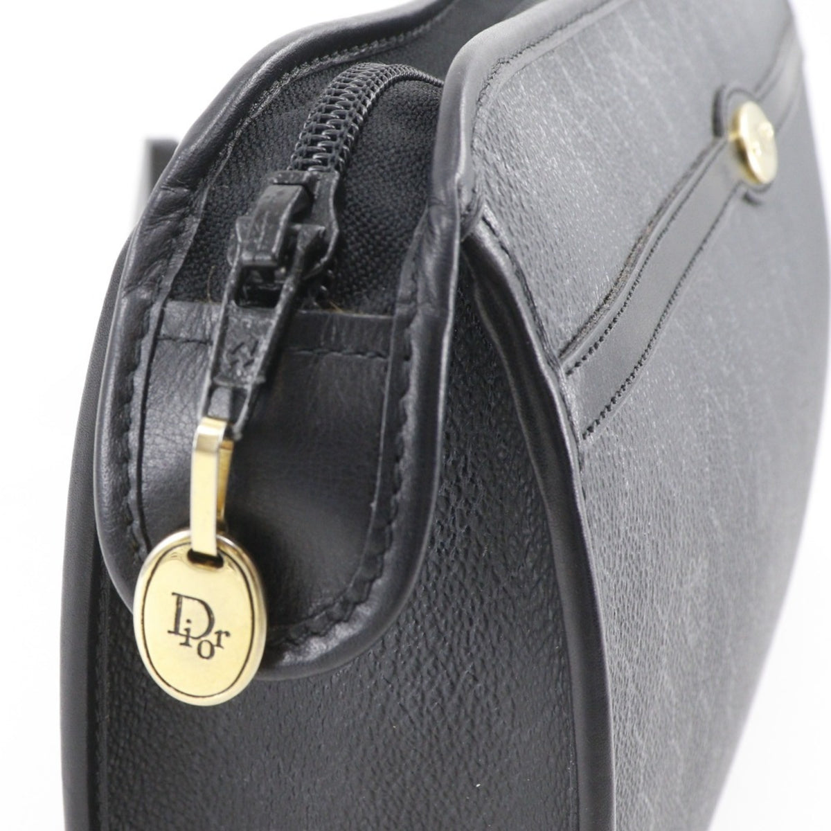 Christian Dior Black Pvc Clutch Bag (Pre-Owned)
