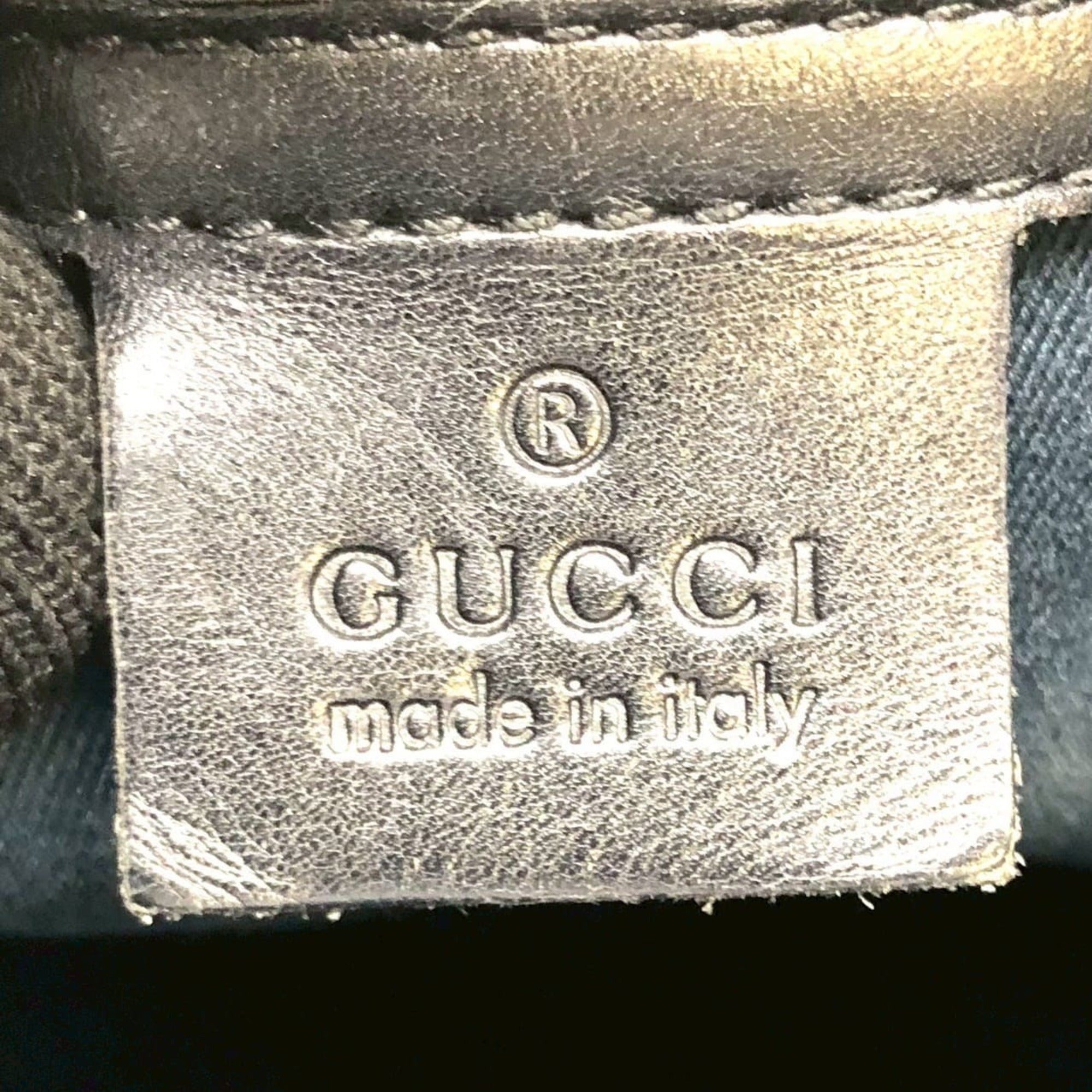 Gucci Gg Canvas Black Gg Canvas Handbag Tote Bag (Pre-Owned)