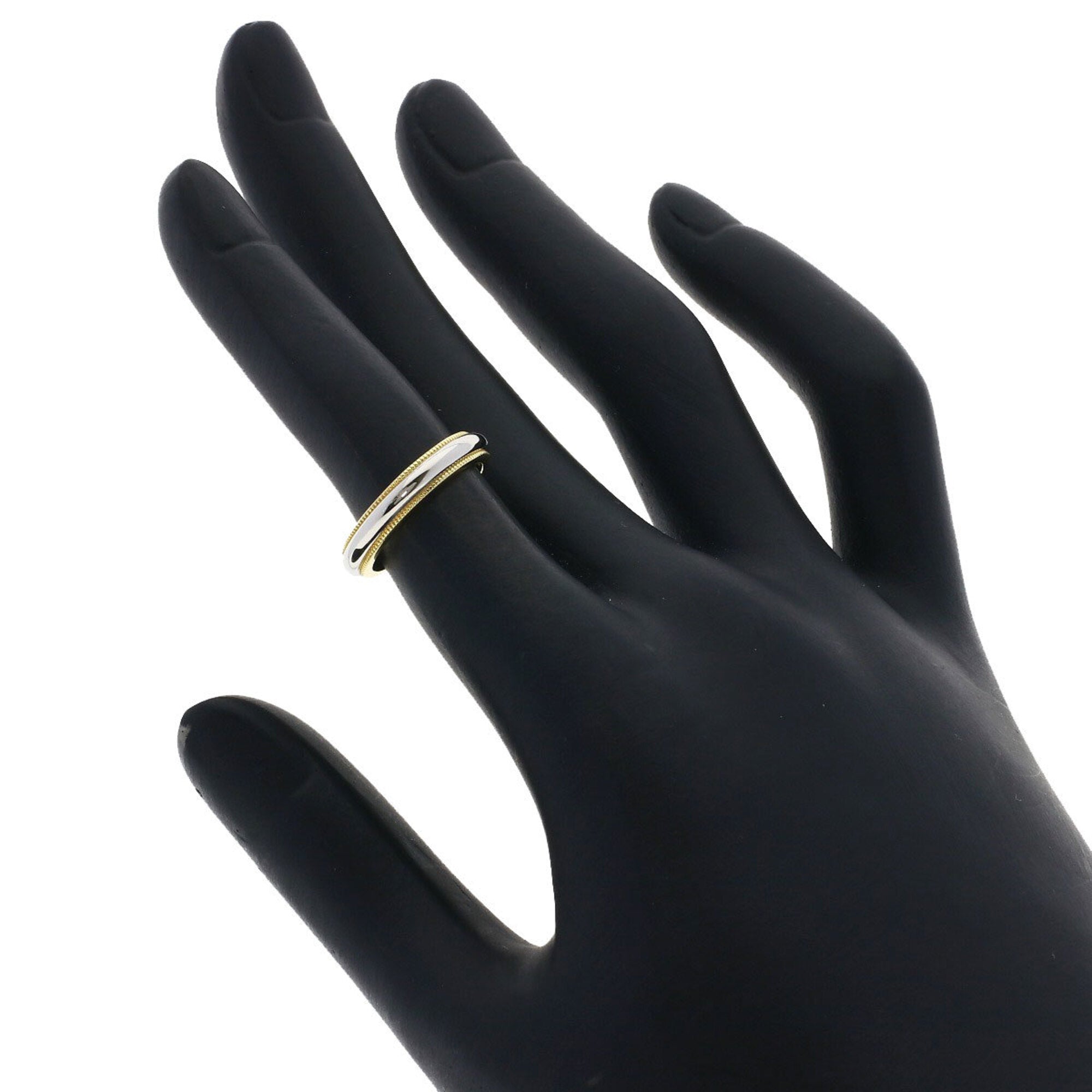 Tiffany Yellow Gold (18K) Platinum 950 Band Ring (Pre-Owned)