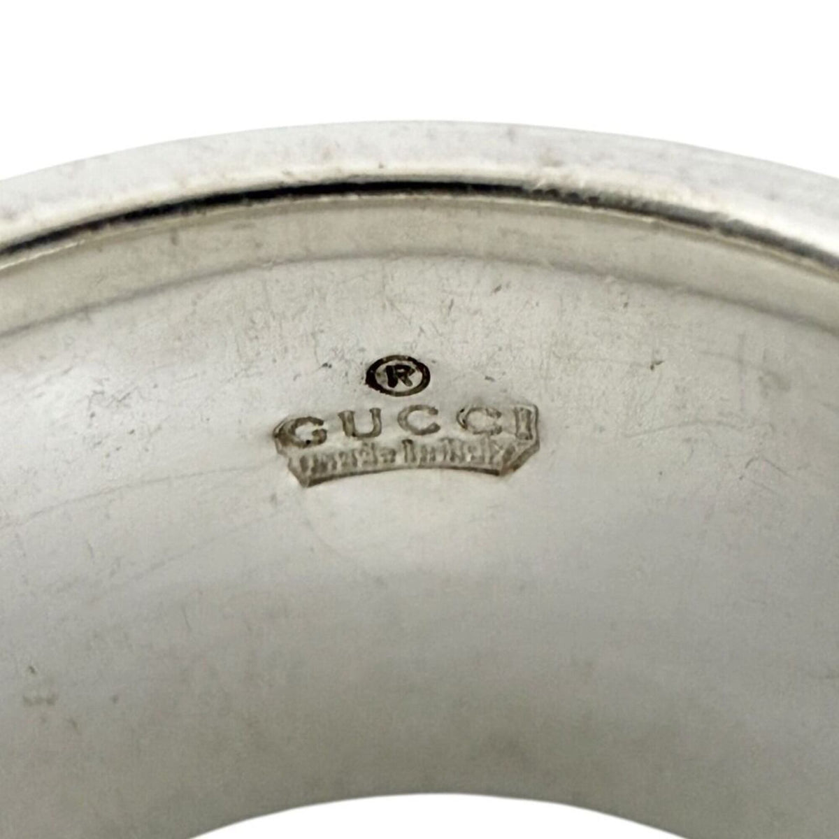Gucci Silver 925 Band Ring (Pre-Owned)