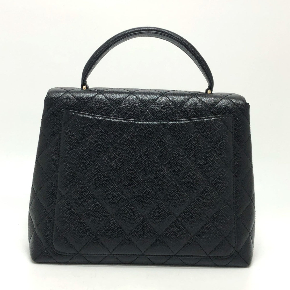Chanel Black Leather Handbag (Pre-Owned)