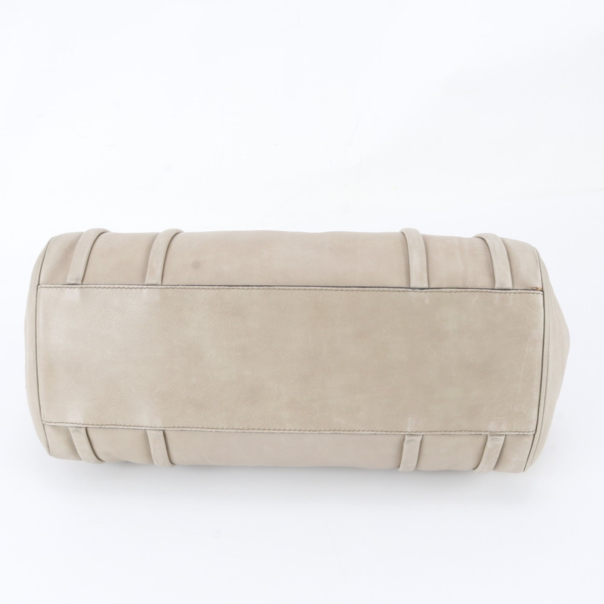 Celine Ivory Leather Handbag Shoulder Bag Tote Bag (Pre-Owned)