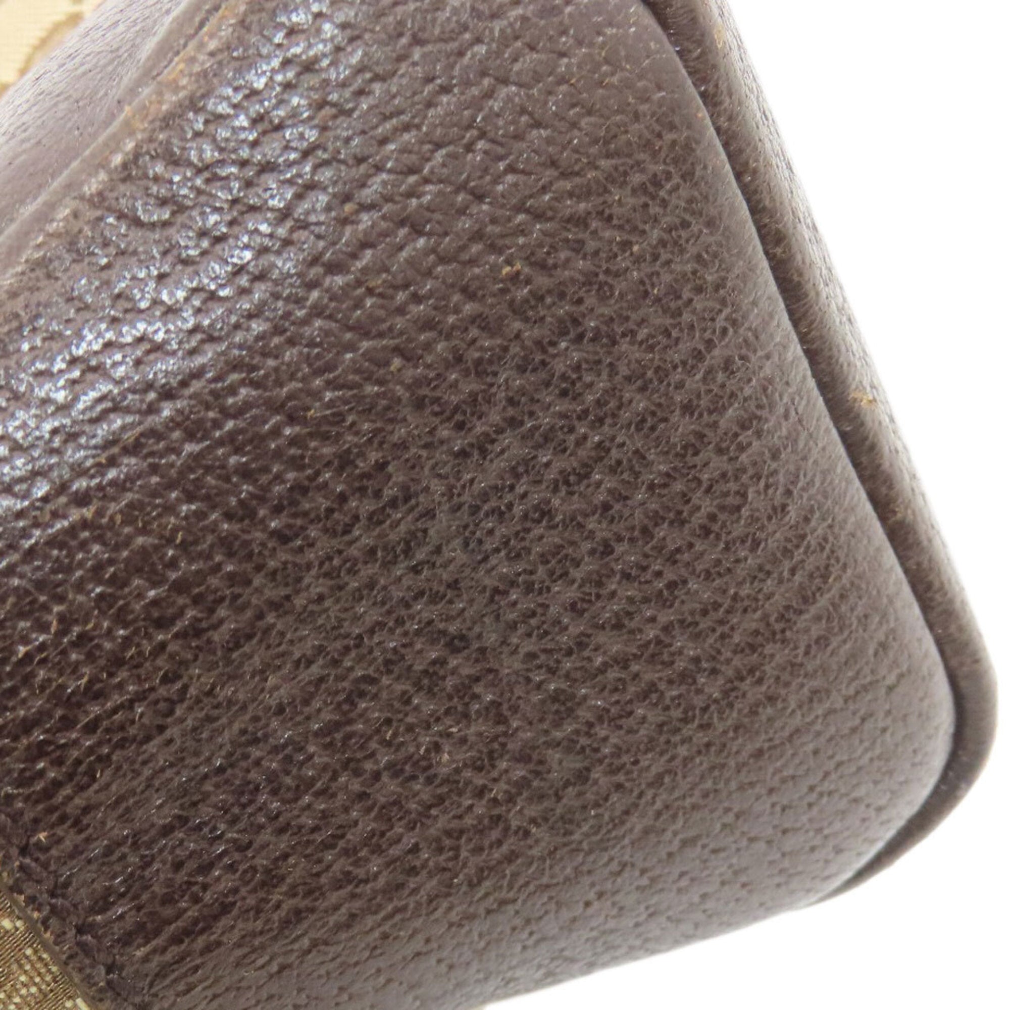 Gucci Gg Canvas Brown Gg Canvas Shoulder Bag (Pre-Owned)