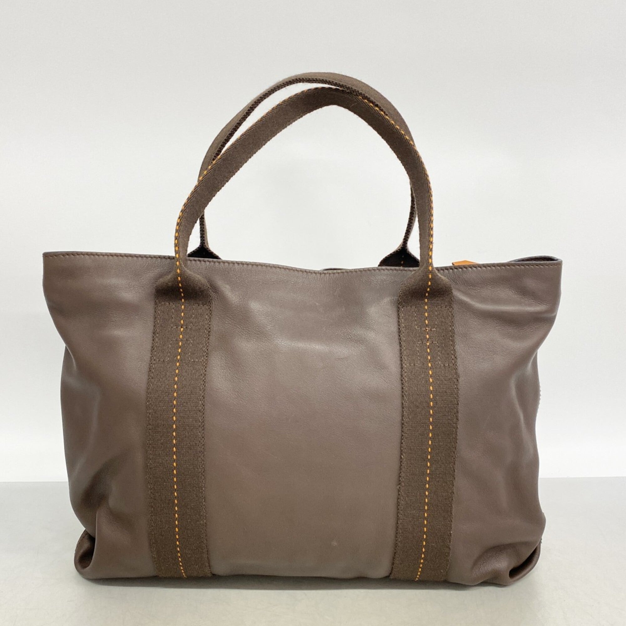 Hermes Brown Leather Handbag (Pre-Owned)