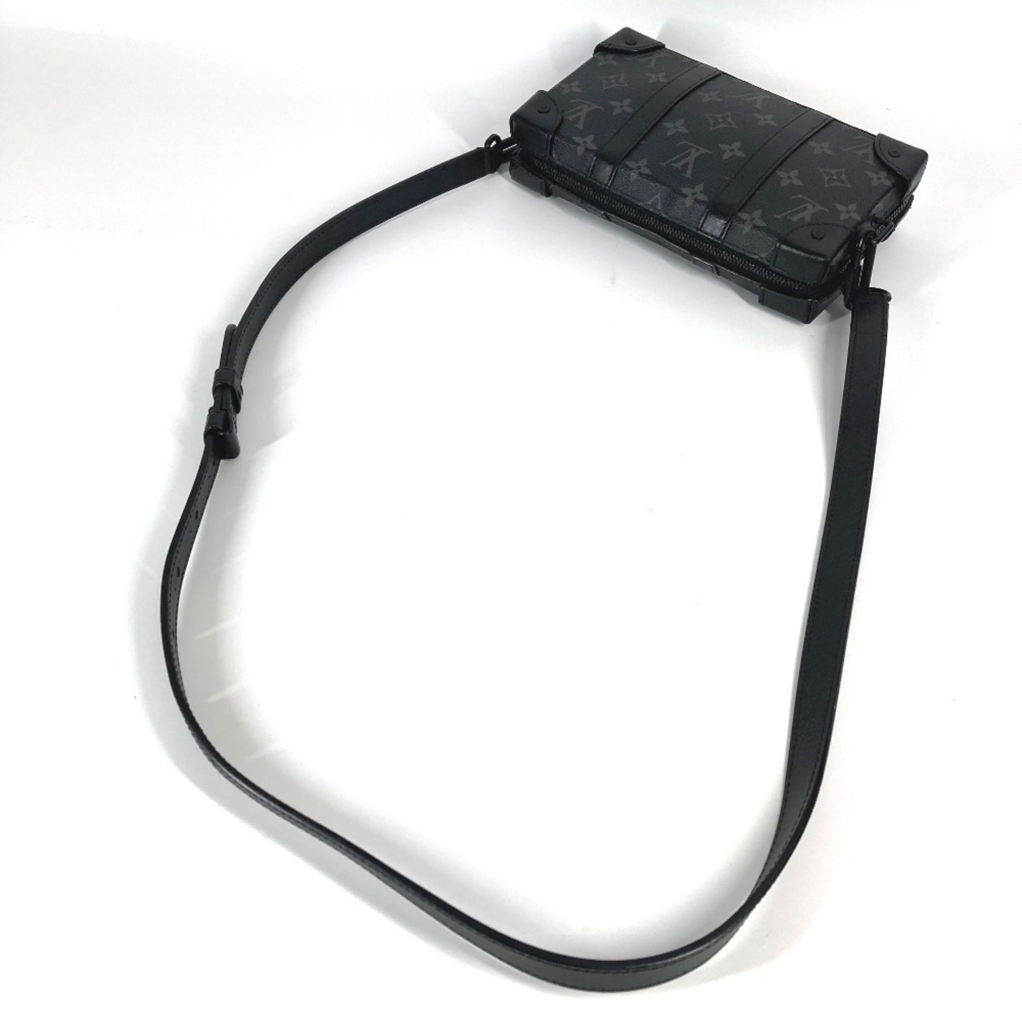 Louis Vuitton Black Monogram Eclipse Monogram Eclipse Clutch Bag Pochette Shoulder Bag (Pre-Owned)