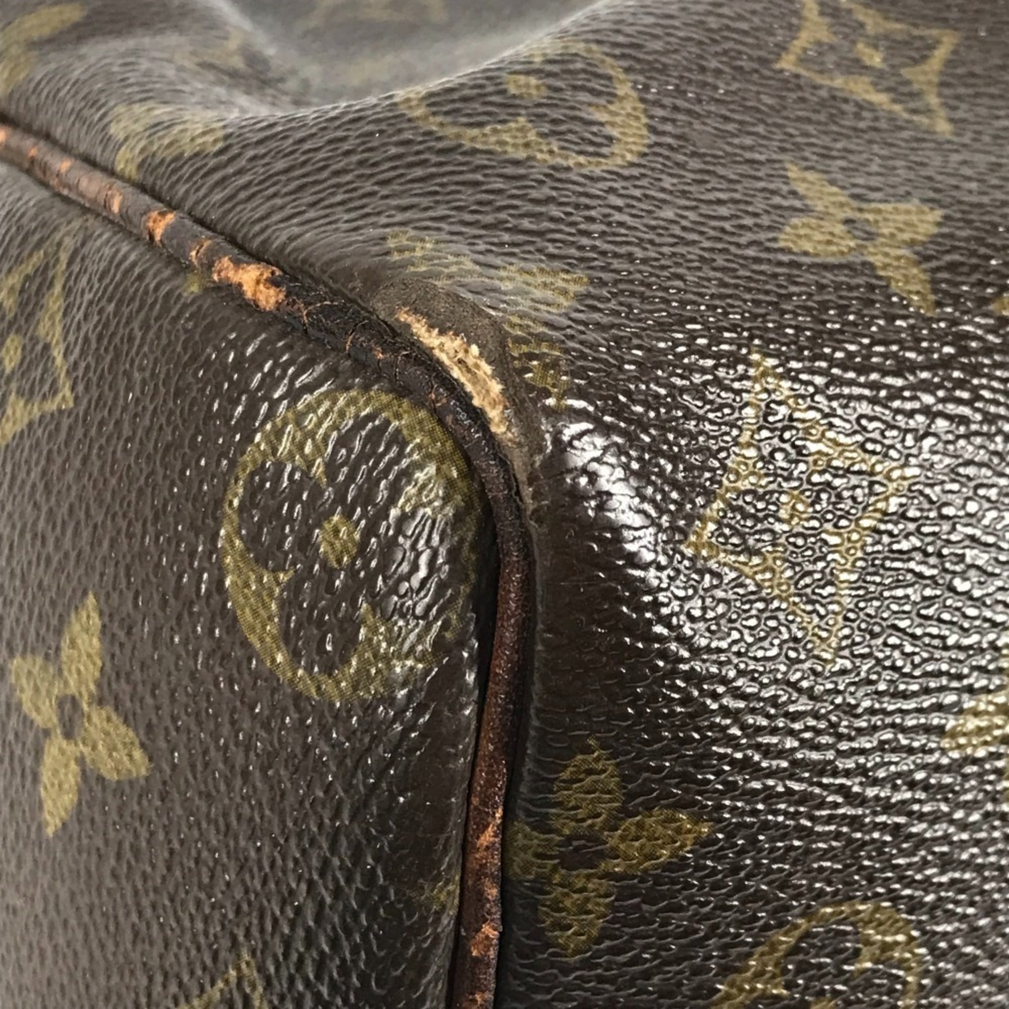 Louis Vuitton Brown Monogram Canvas Boston Bag Handbag Tote Bag (Pre-Owned)