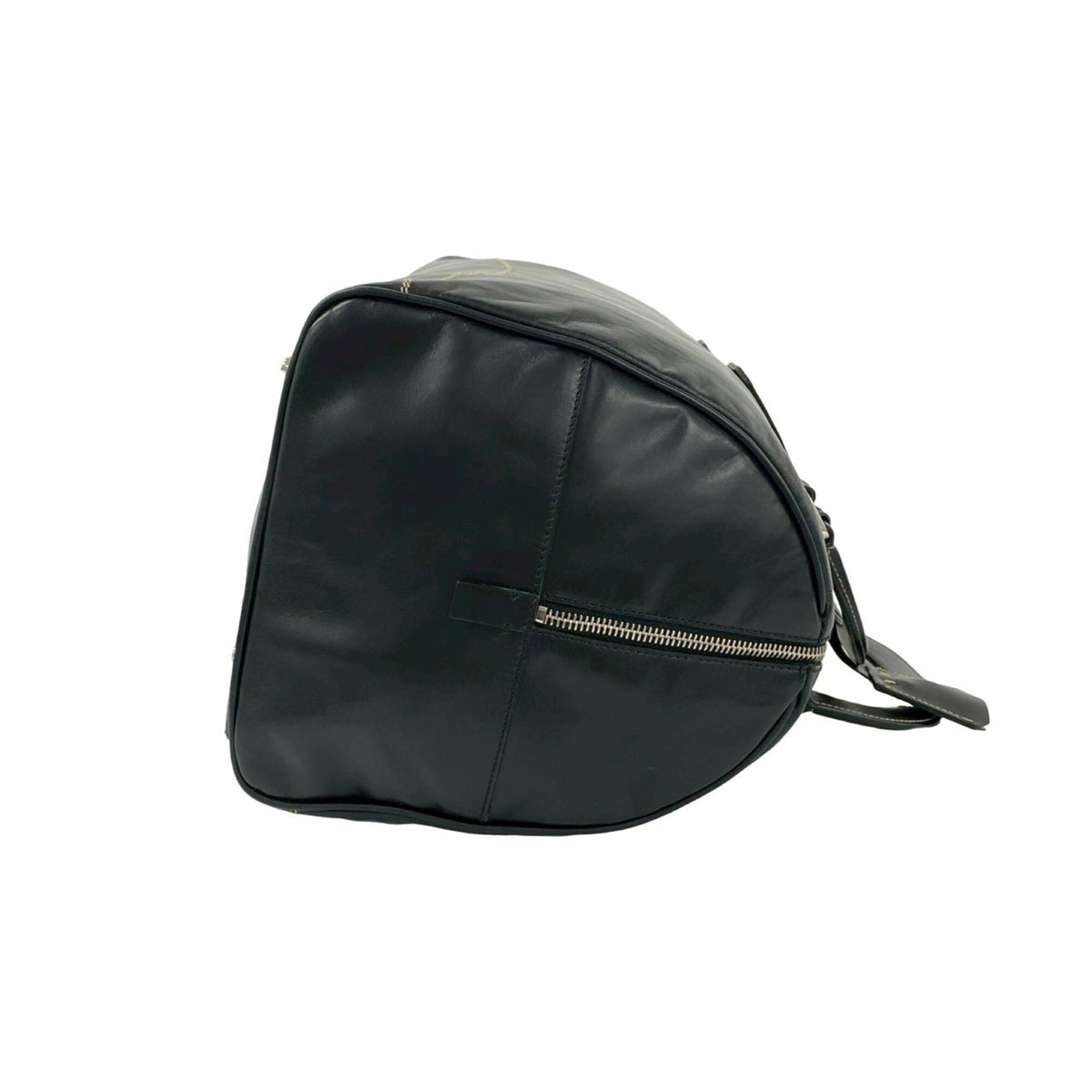 Prada Black Leather Boston Bag Handbag Shoulder Bag (Pre-Owned)