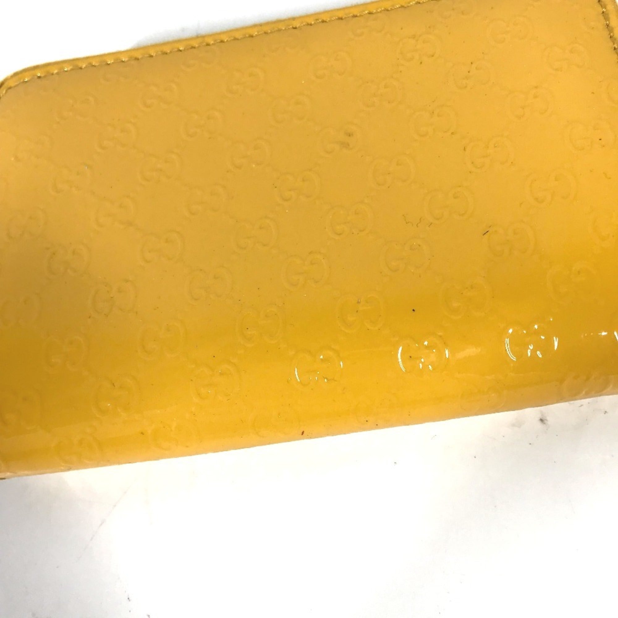 Gucci Yellow Long Wallet (Bi-Fold) (Pre-Owned)