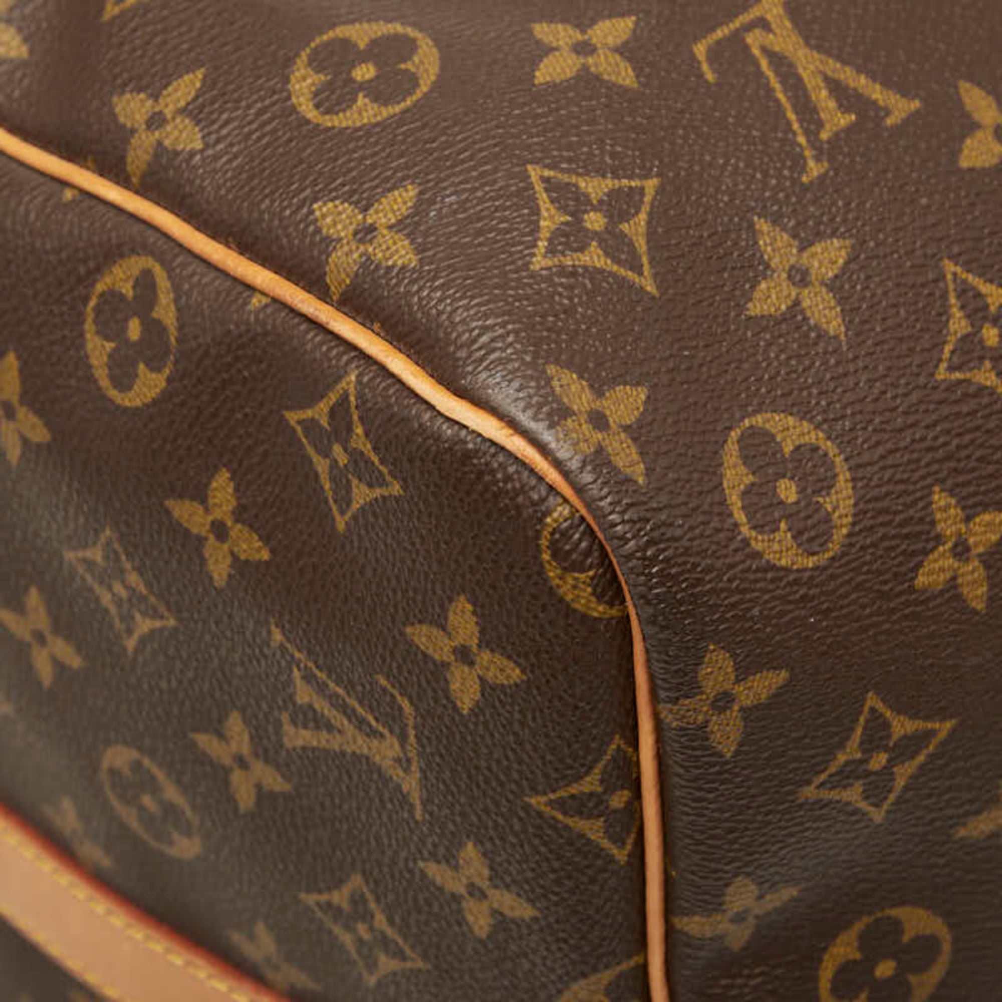 Louis Vuitton Monogram Brown Pvc Leather Boston Bag Shoulder Bag (Pre-Owned)