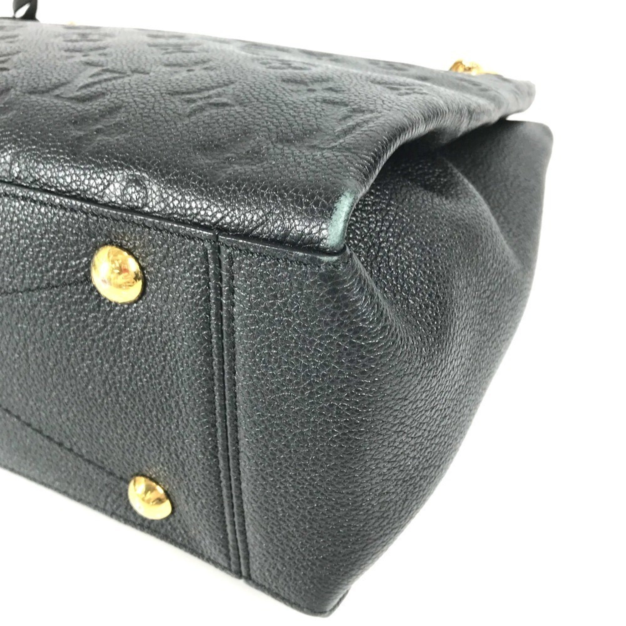 Louis Vuitton Black Noir Monogram Empreinte Shoulder Bag Tote Bag (Pre-Owned)