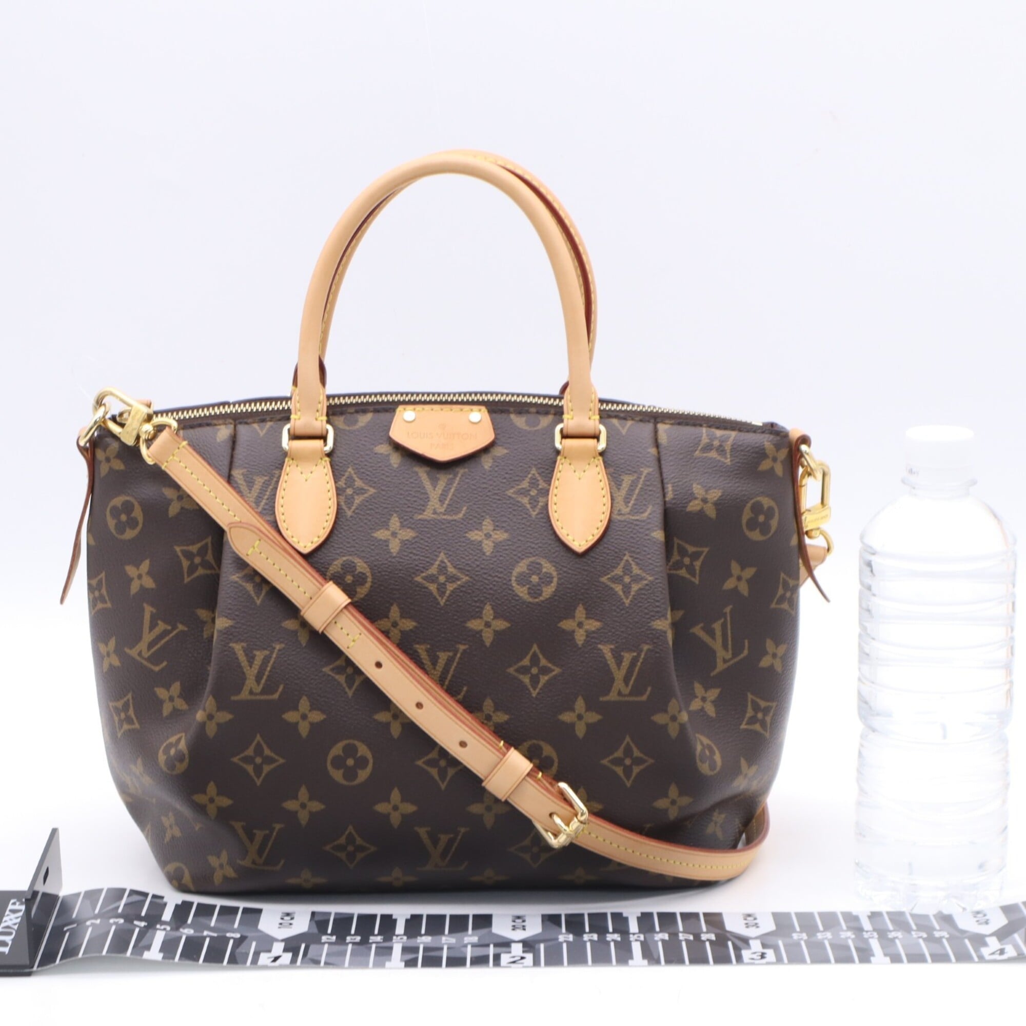 Louis Vuitton Monogram Beige Brown Monogram Monogram Leather Shoulder Bag (Pre-Owned)