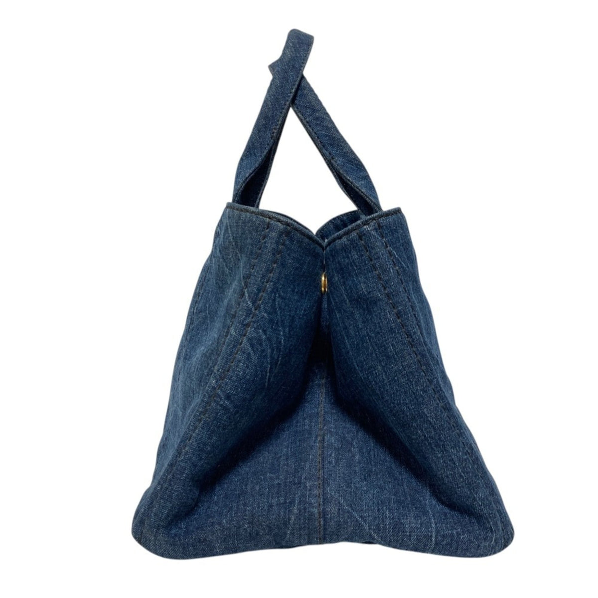 Prada Canapa Denim Tote Bag (Pre-Owned)
