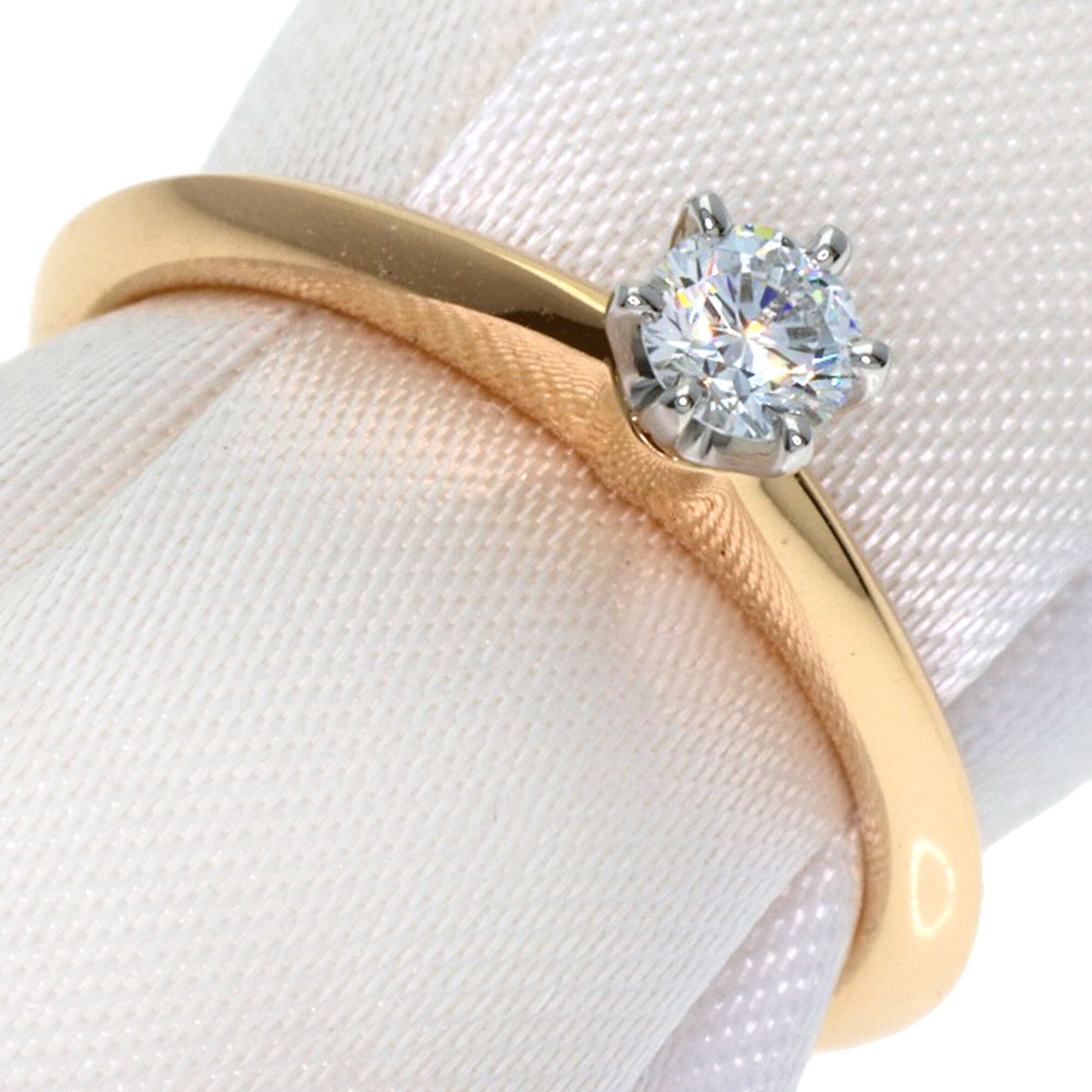 Tiffany Pink Gold Platinum Pink Gold (18K) Platinum 950 Band Ring (Pre-Owned)