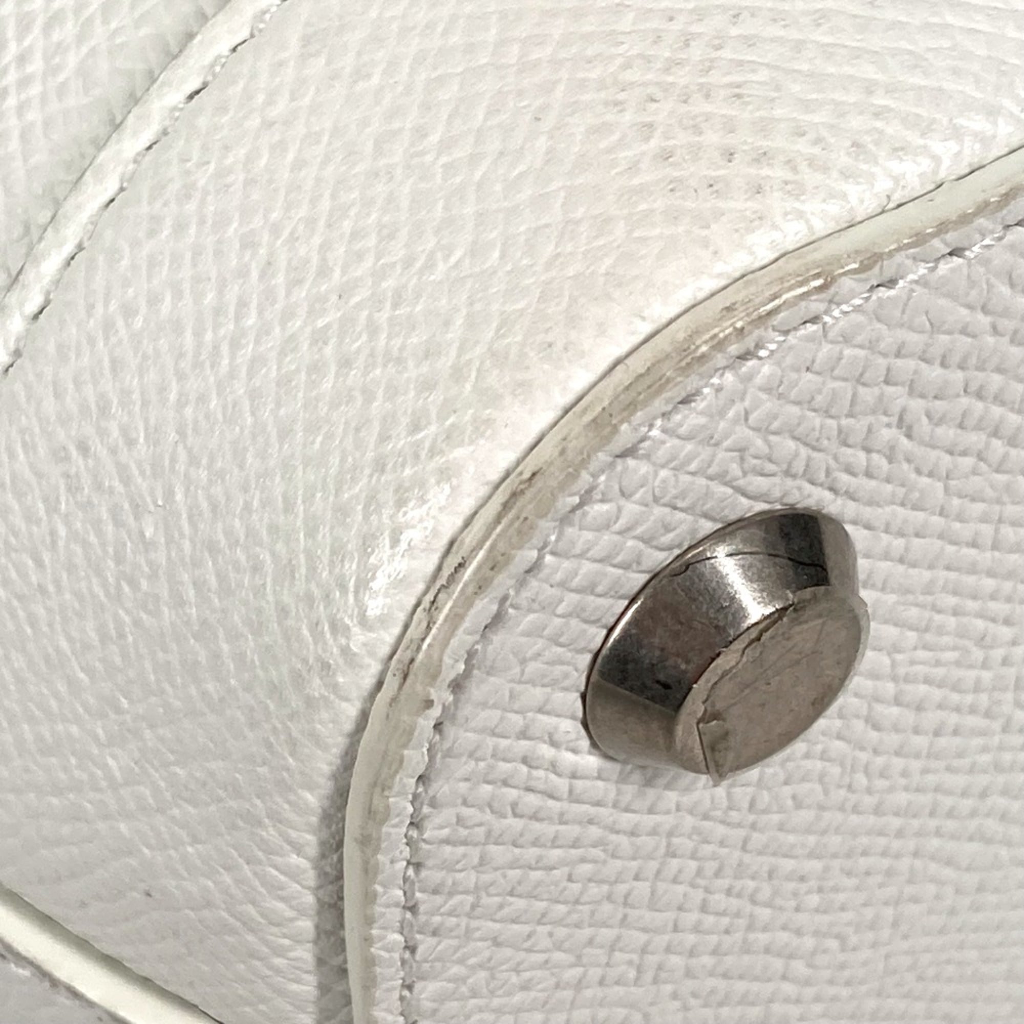 Balenciaga White Leather Shoulder Bag (Pre-Owned)