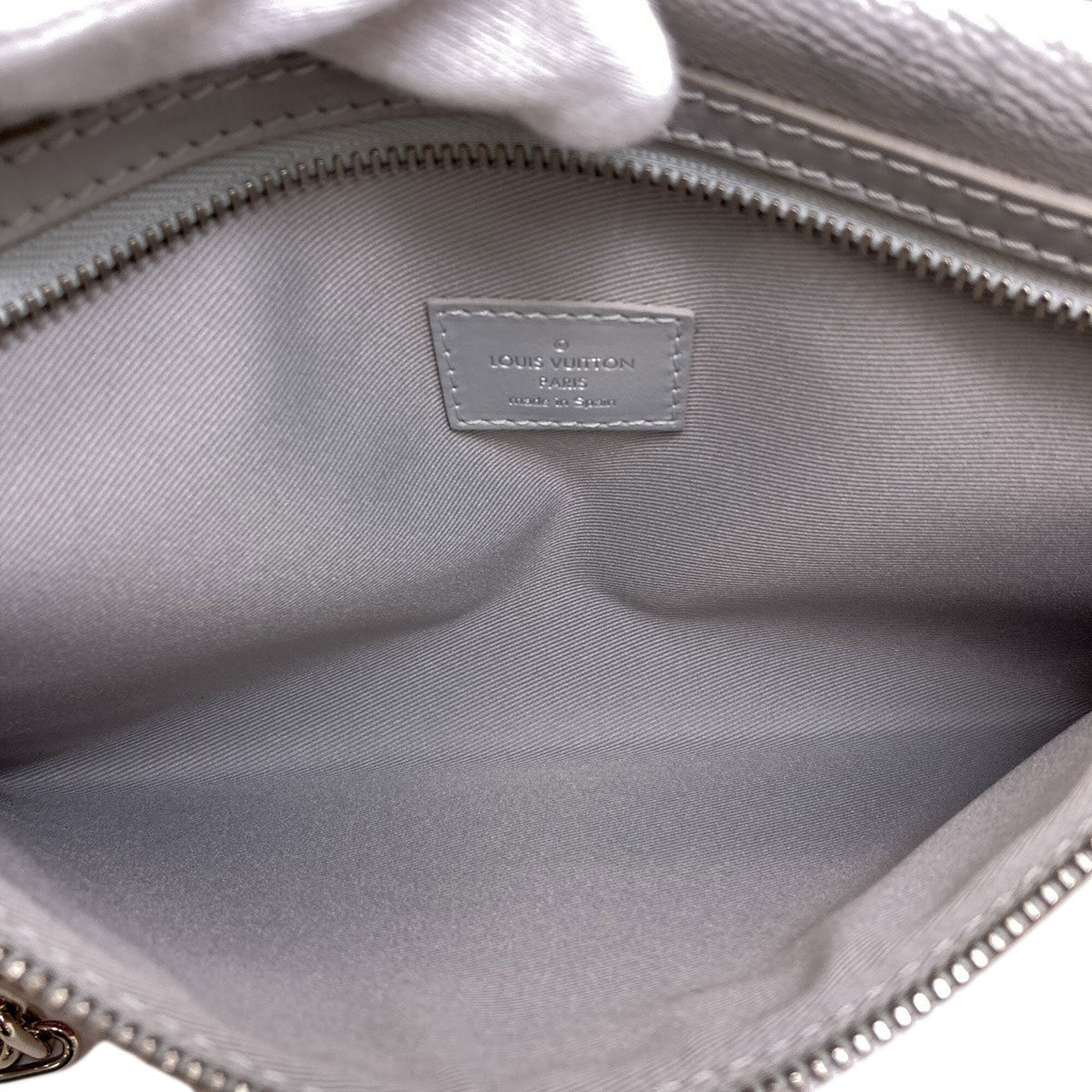 Louis Vuitton Monogram Denim Gray Orange Canvas Monogram Monogram Denim Shoulder Bag (Pre-Owned)