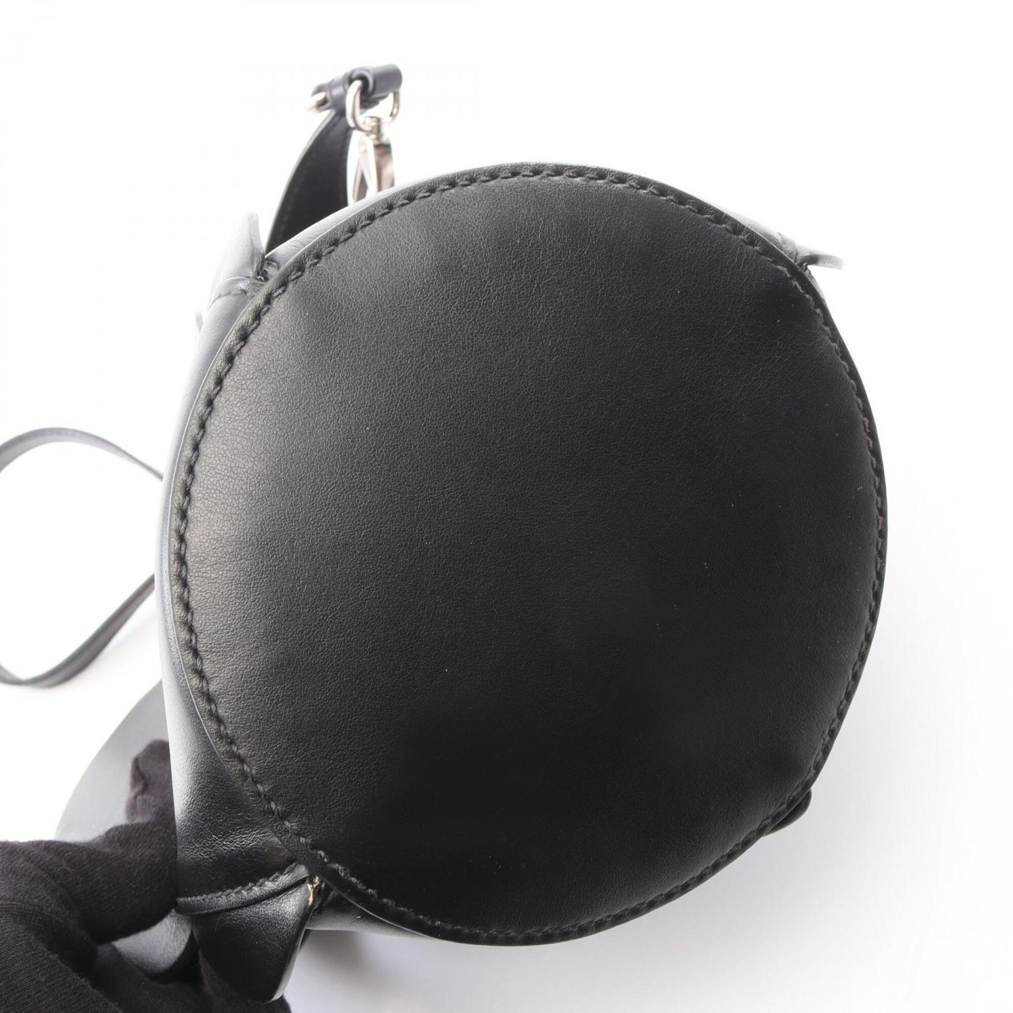 Miu Miu Black Leather Handbag Pouch (Pre-Owned)