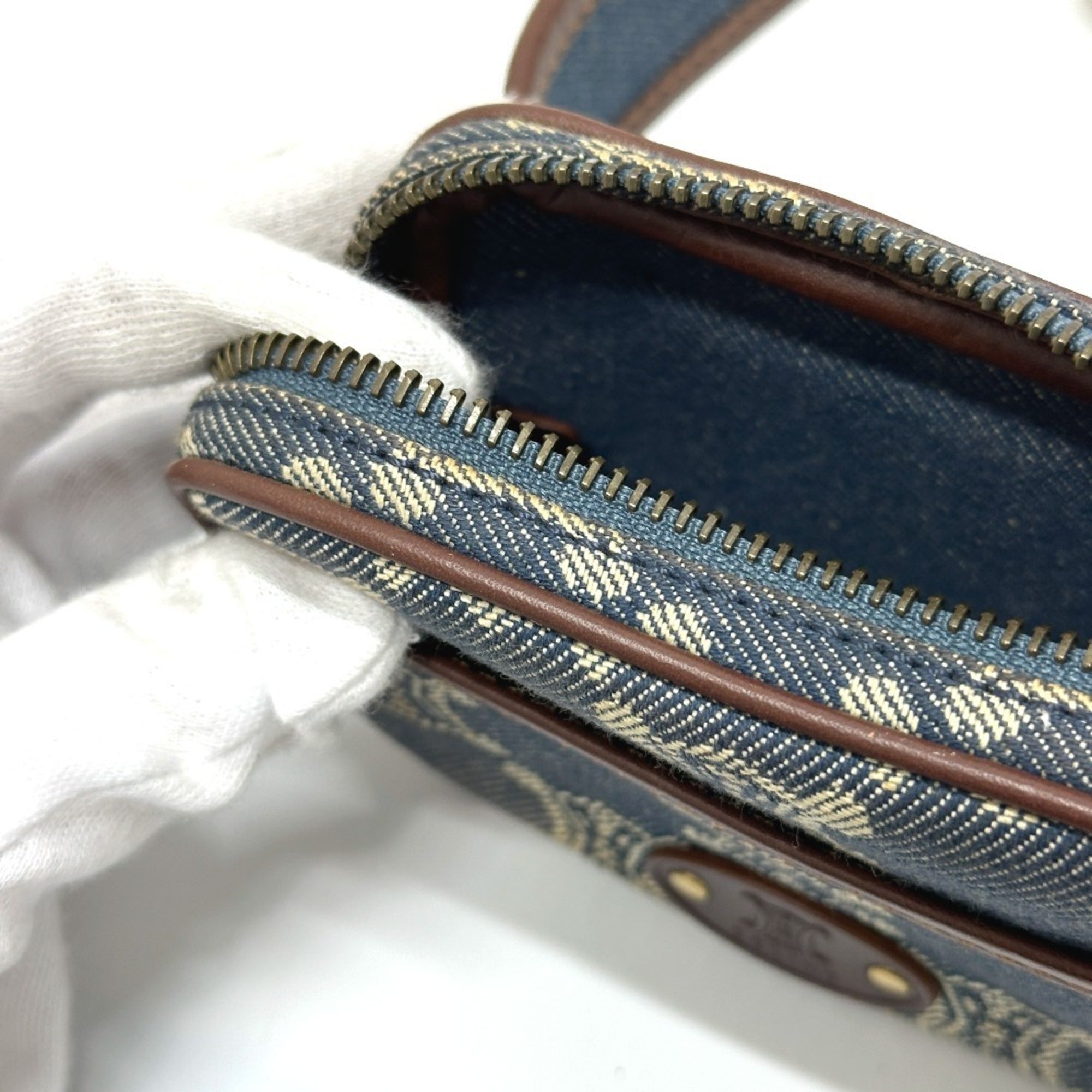 Celine Blue Denim Fanny Pack Pouch (Pre-Owned)