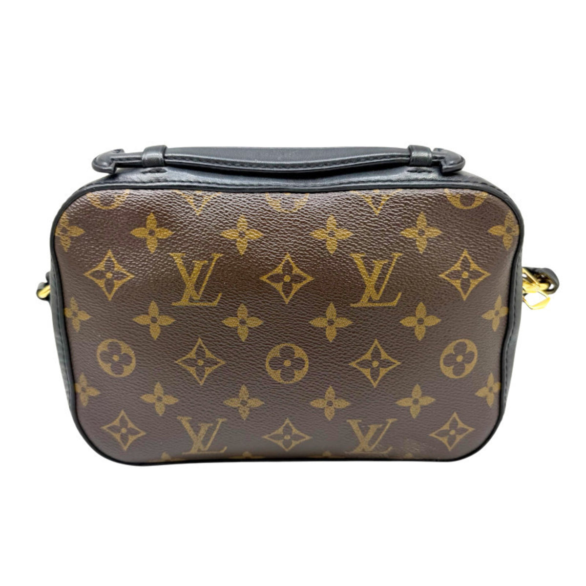 Louis Vuitton Black Brown Freesia Monogram Monogram Shoulder Bag (Pre-Owned)