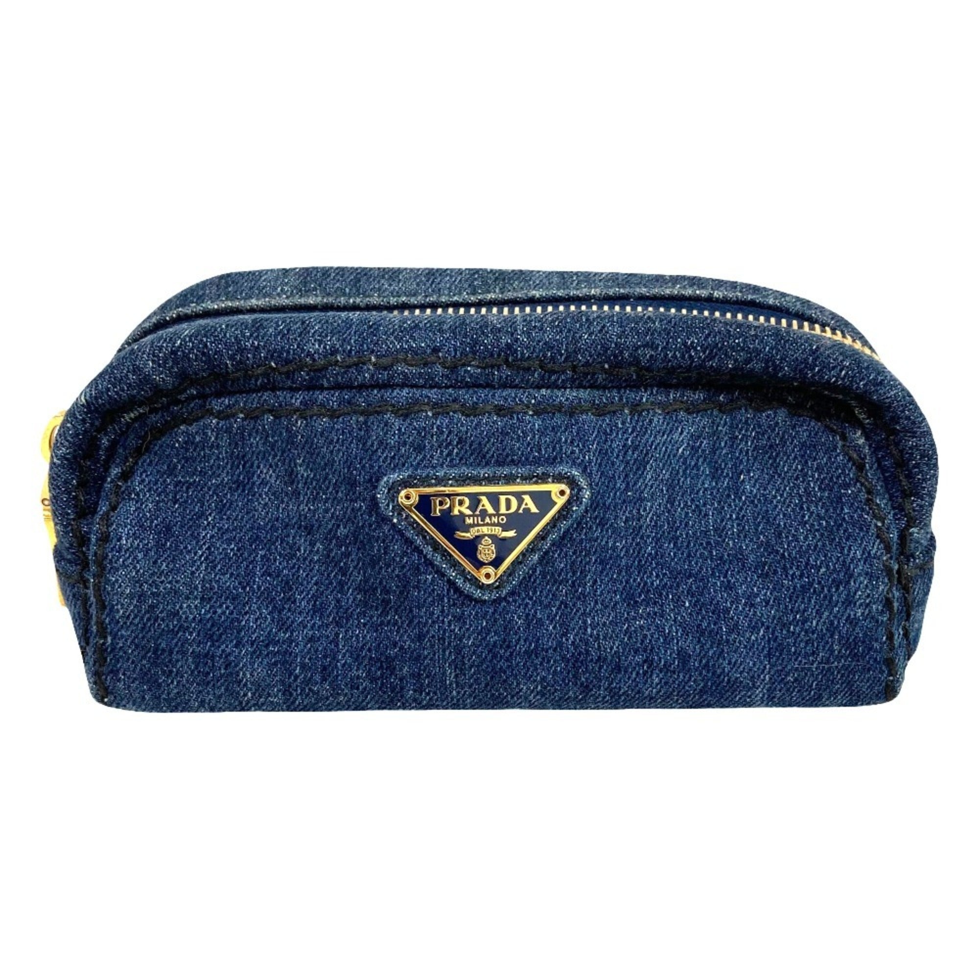 Prada Denim Pouch (Pre-Owned)