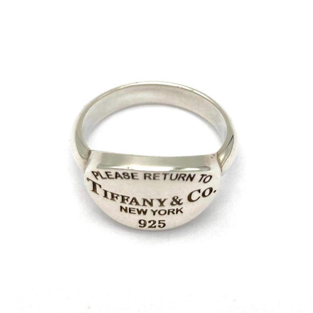 Tiffany Silver Silver 925 Band Ring (Pre-Owned)