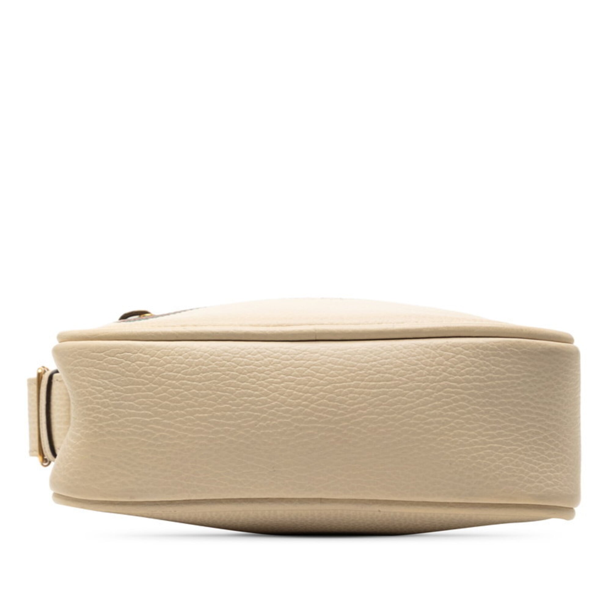 Gucci Multi-Color White Leather Shoulder Bag (Pre-Owned)