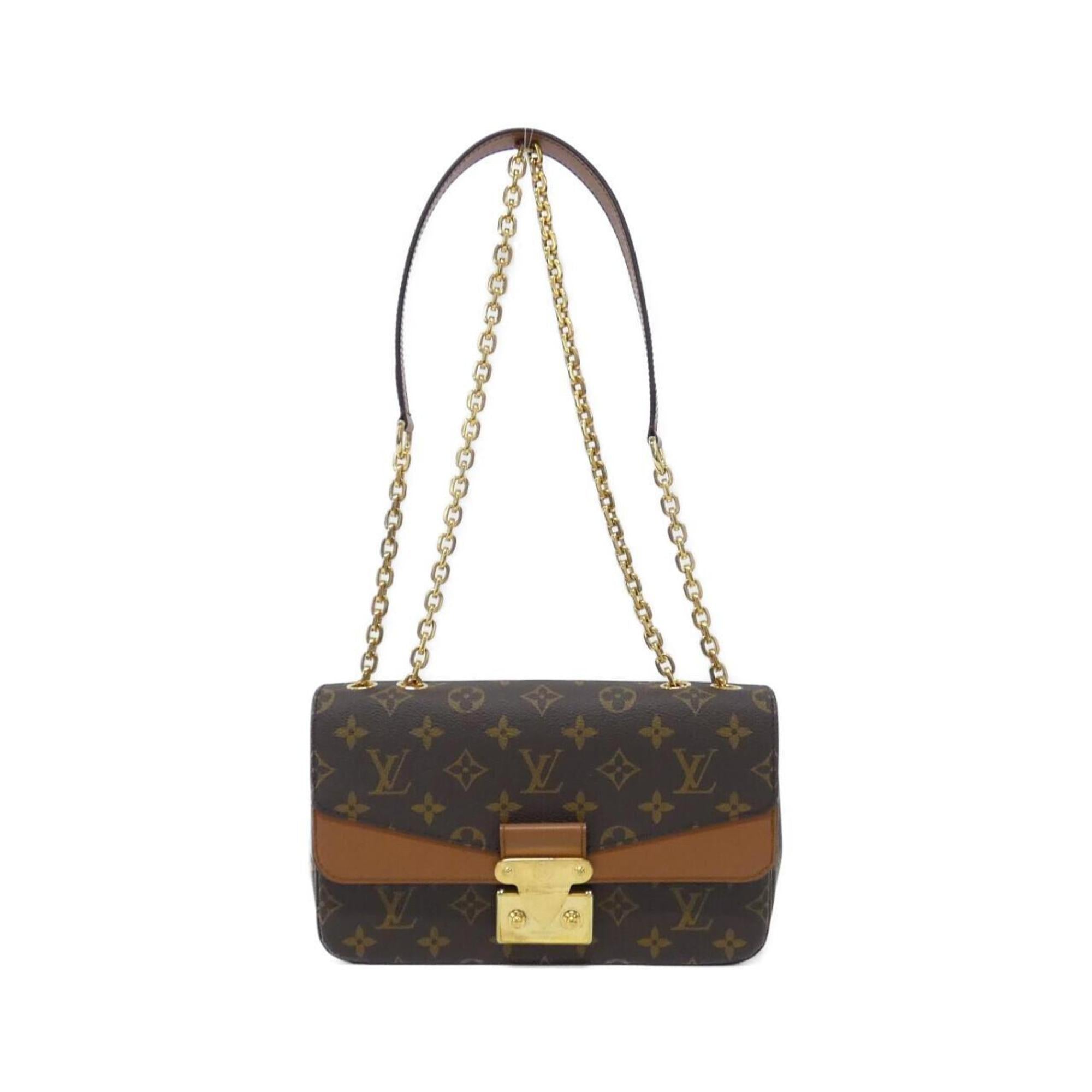 Louis Vuitton Caramel Marron Coated Canvas Shoulder Bag (Pre-Owned)