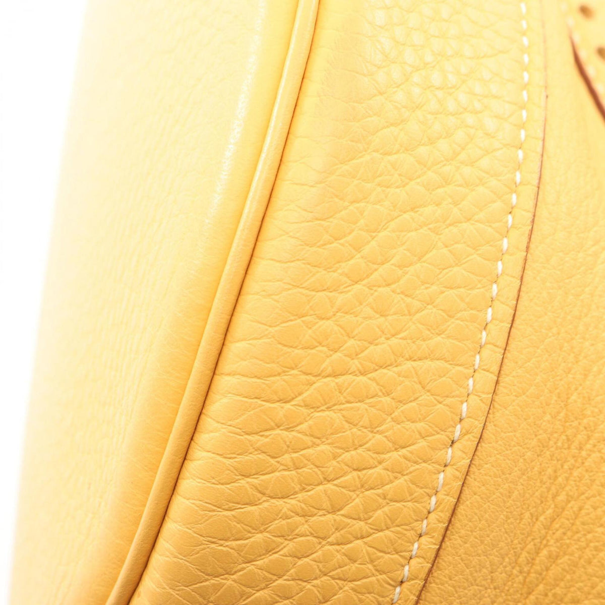 Hermes Beige Taurillon Clemence Leather Handbag Shoulder Bag (Pre-Owned)