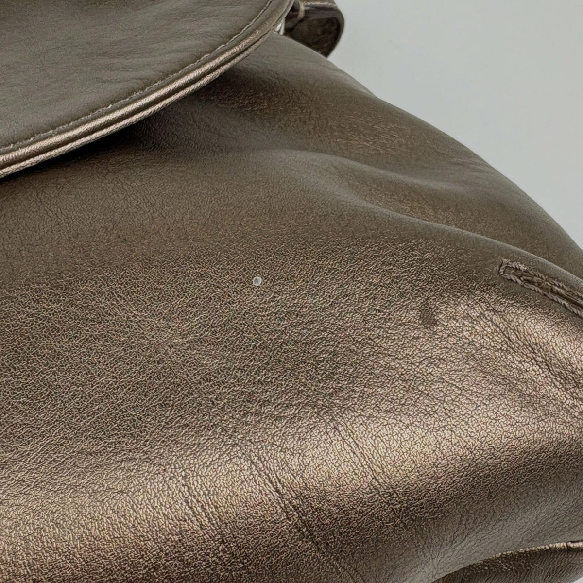 Coach Gold Leather Shoulder Bag (Pre-Owned)