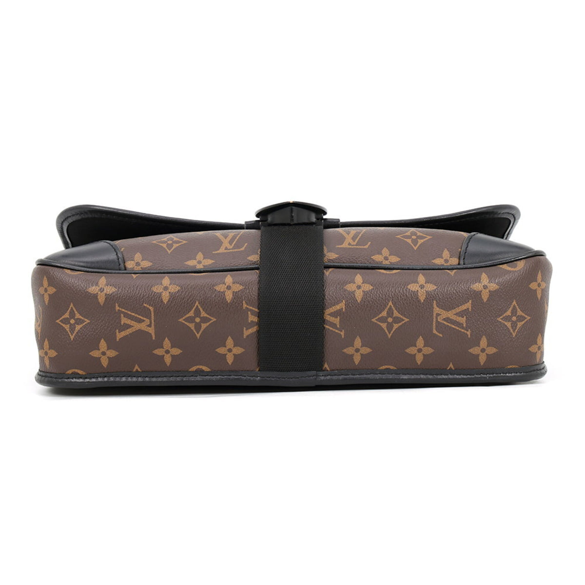 Louis Vuitton Black Monogram Macassar Noir Handbag Shoulder Bag (Pre-Owned)