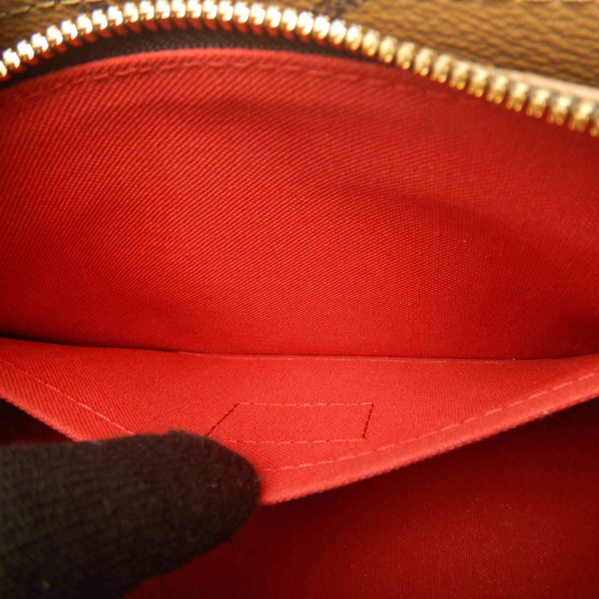Louis Vuitton Brown Monogram Canvas Handbag (Pre-Owned)