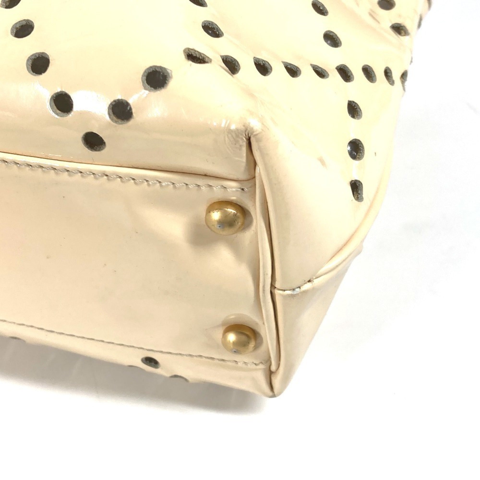 Chanel Ivory Shoulder Bag Tote Bag (Pre-Owned)