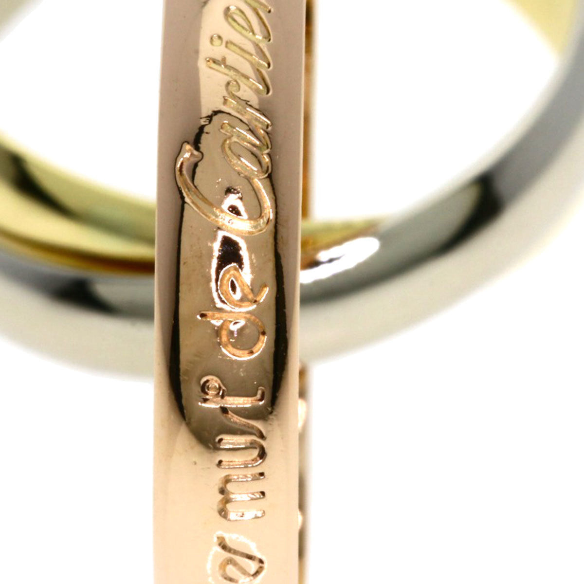 Cartier Trinity Yellow Gold (18K) Pink Gold (18K) White Gold (18K) Band Ring (Pre-Owned)