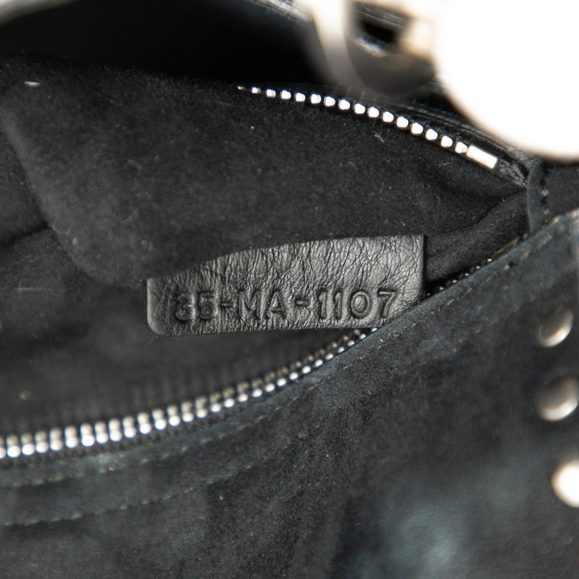 Christian Dior Black Leather Handbag Shoulder Bag (Pre-Owned)