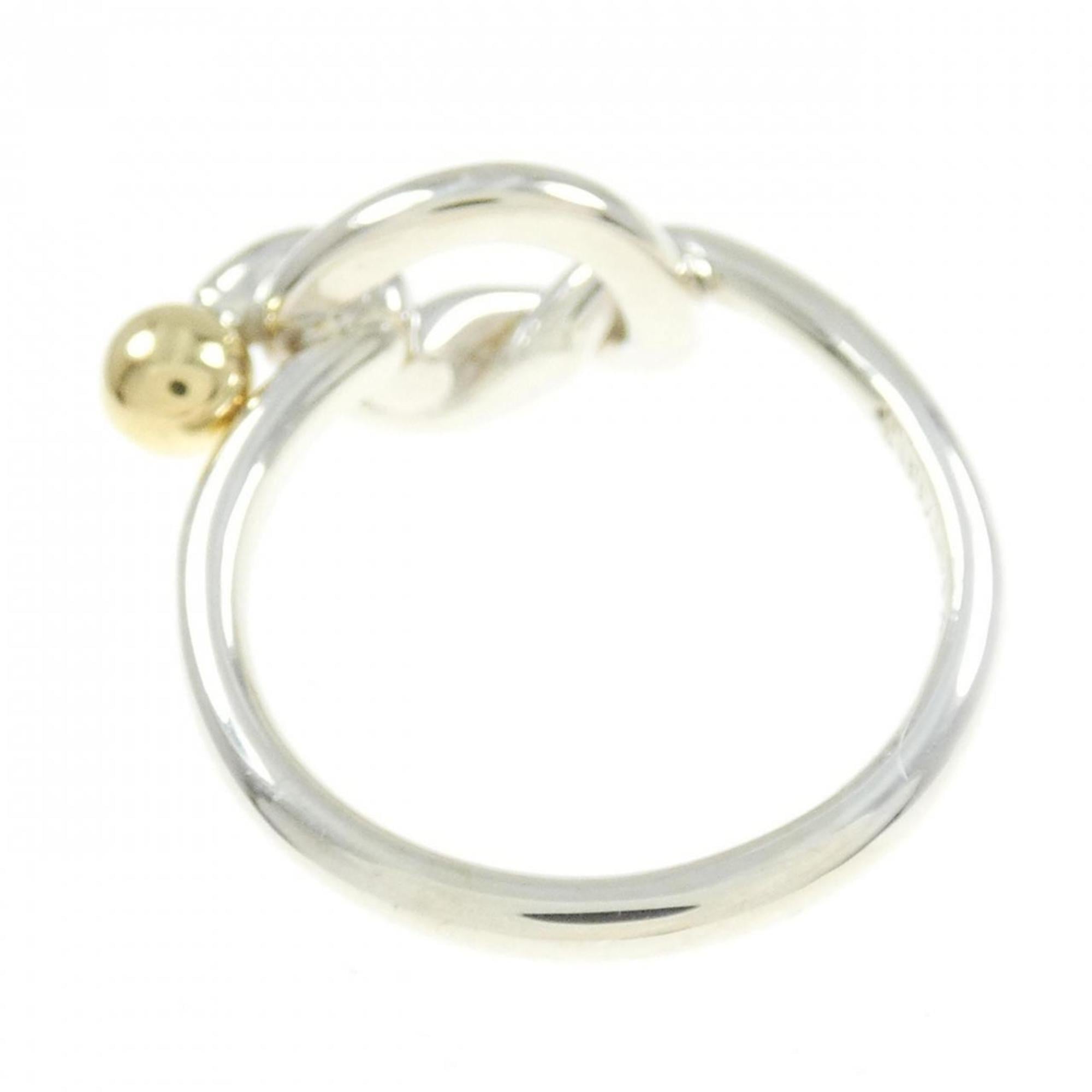 Tiffany Yellow Gold (18K) Silver 925 Band Ring (Pre-Owned)