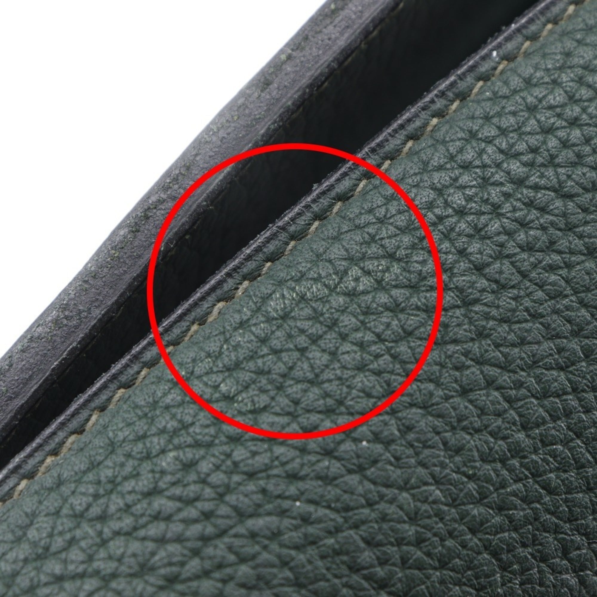 Hermes Green Leather Backpack (Pre-Owned)