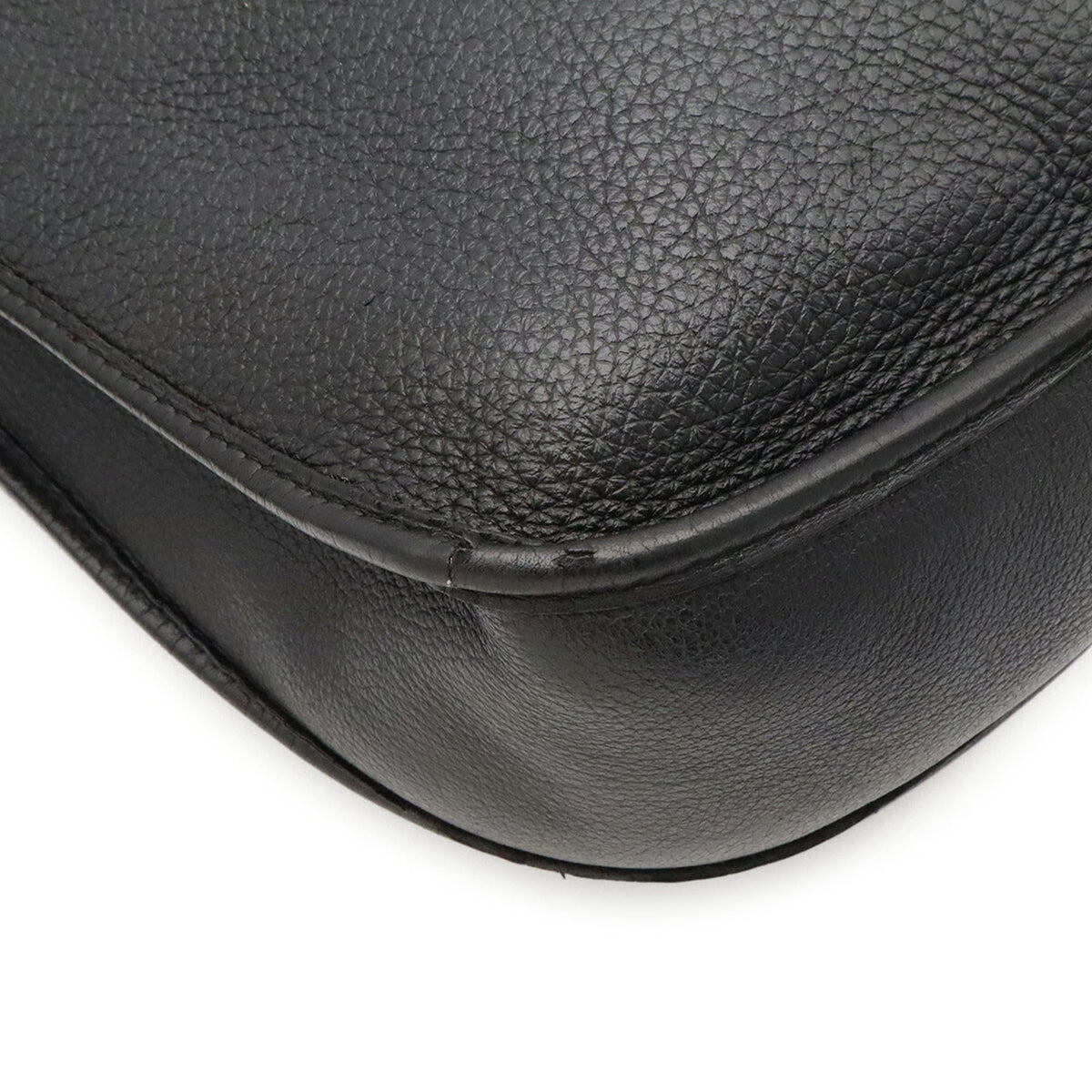 Hermes Black Togo Leather Shoulder Bag (Pre-Owned)