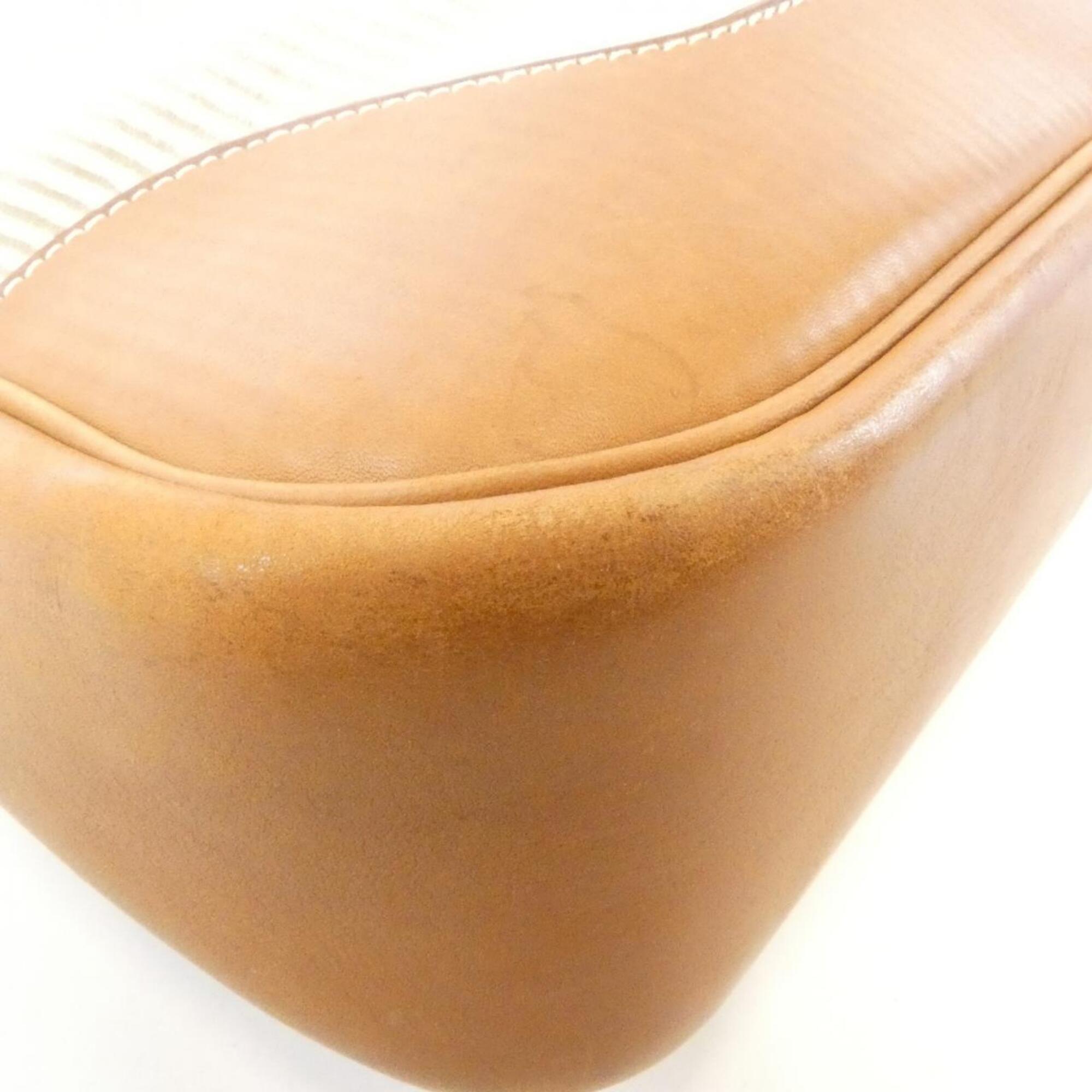 Hermes Trim Fauve Crinoline Barenia Leather Shoulder Bag (Pre-Owned)