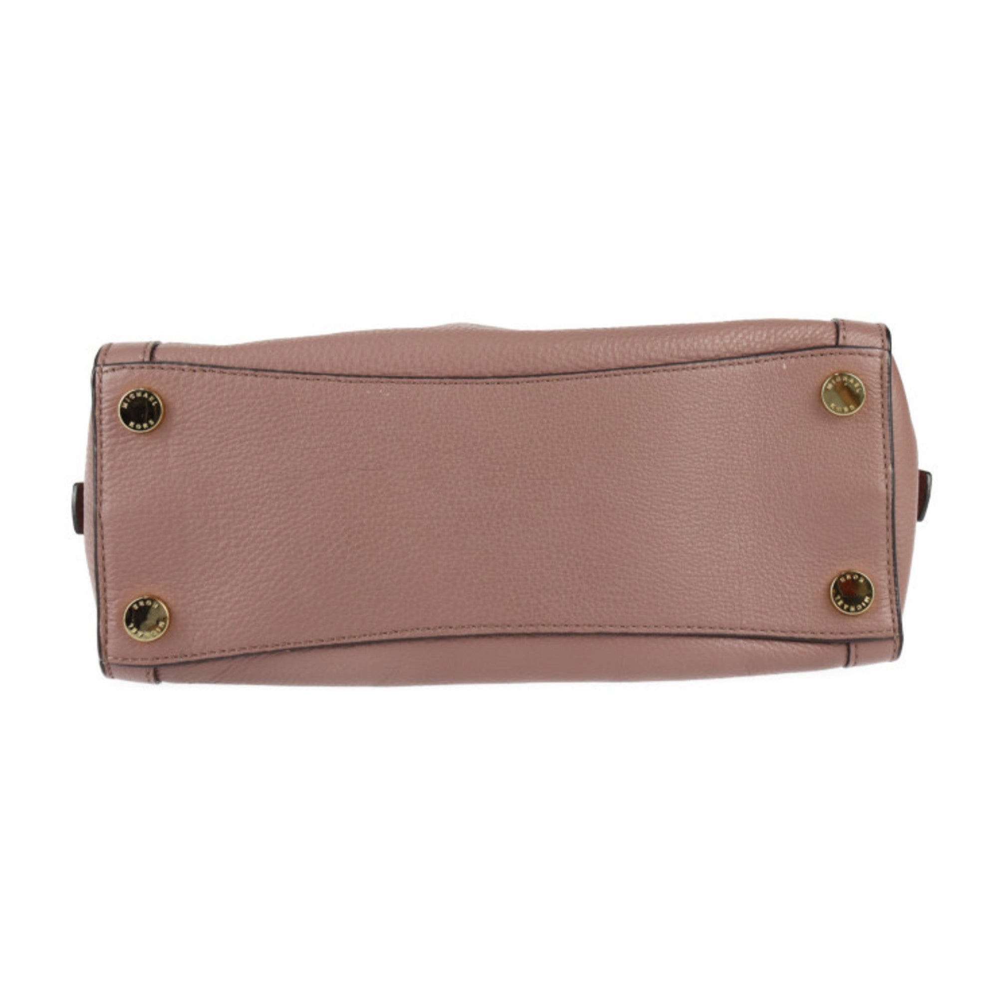 Michael Kors Pink Leather Handbag Shoulder Bag Tote Bag (Pre-Owned)