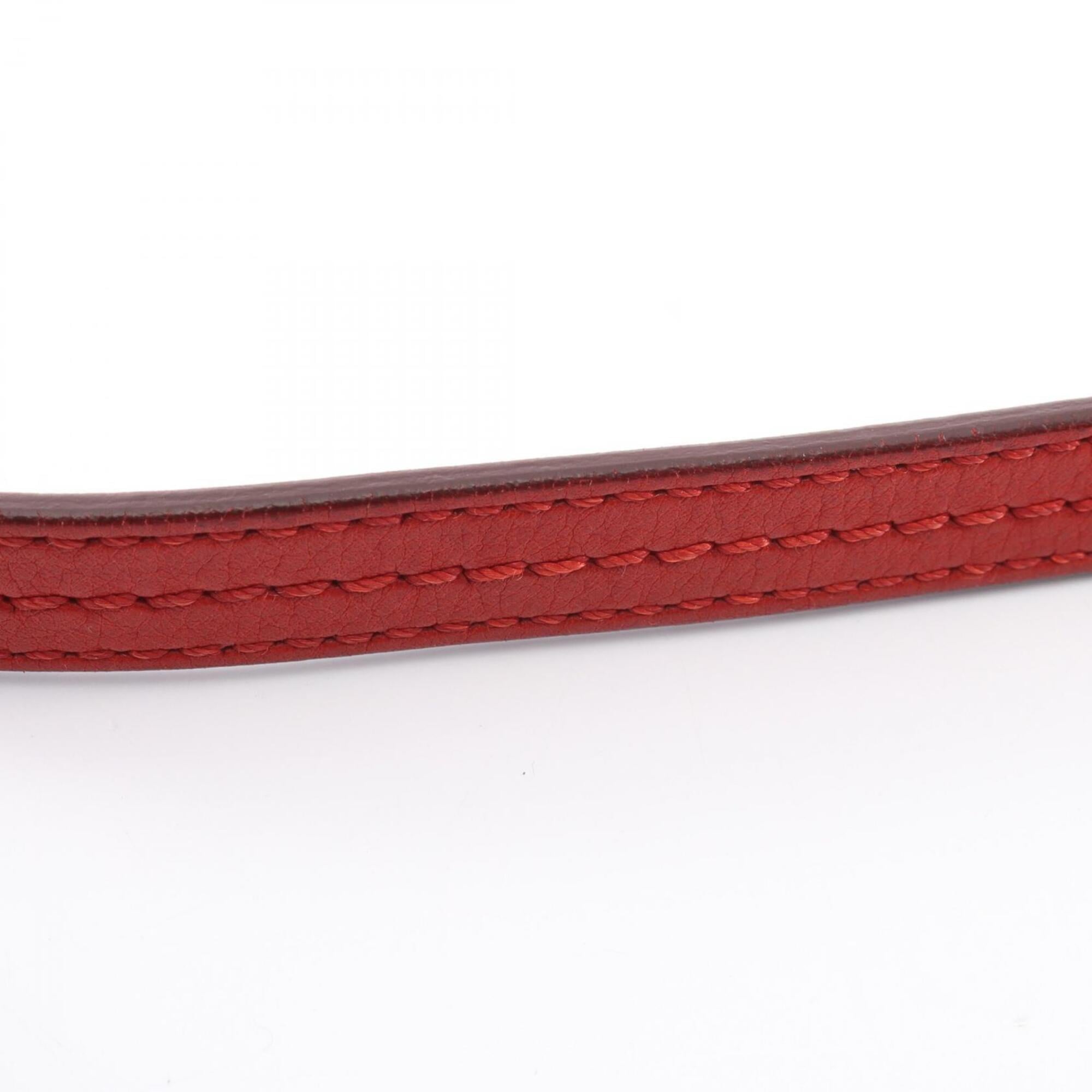 Chloé Red Color Leather Shoulder Bag (Pre-Owned)